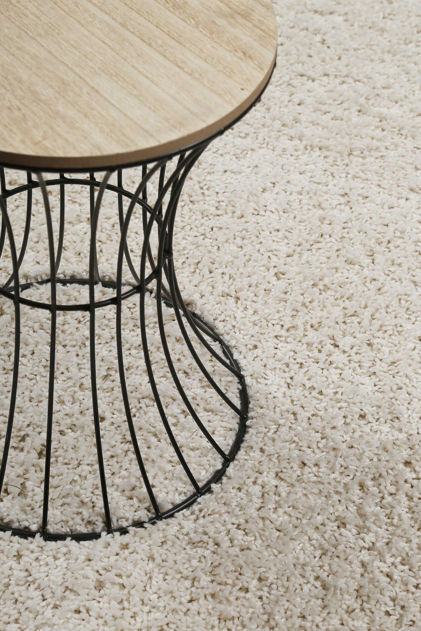 Esprit Teppich Rund Creme Weiß Hochflor » #Whisper Shag « - Ansicht 6