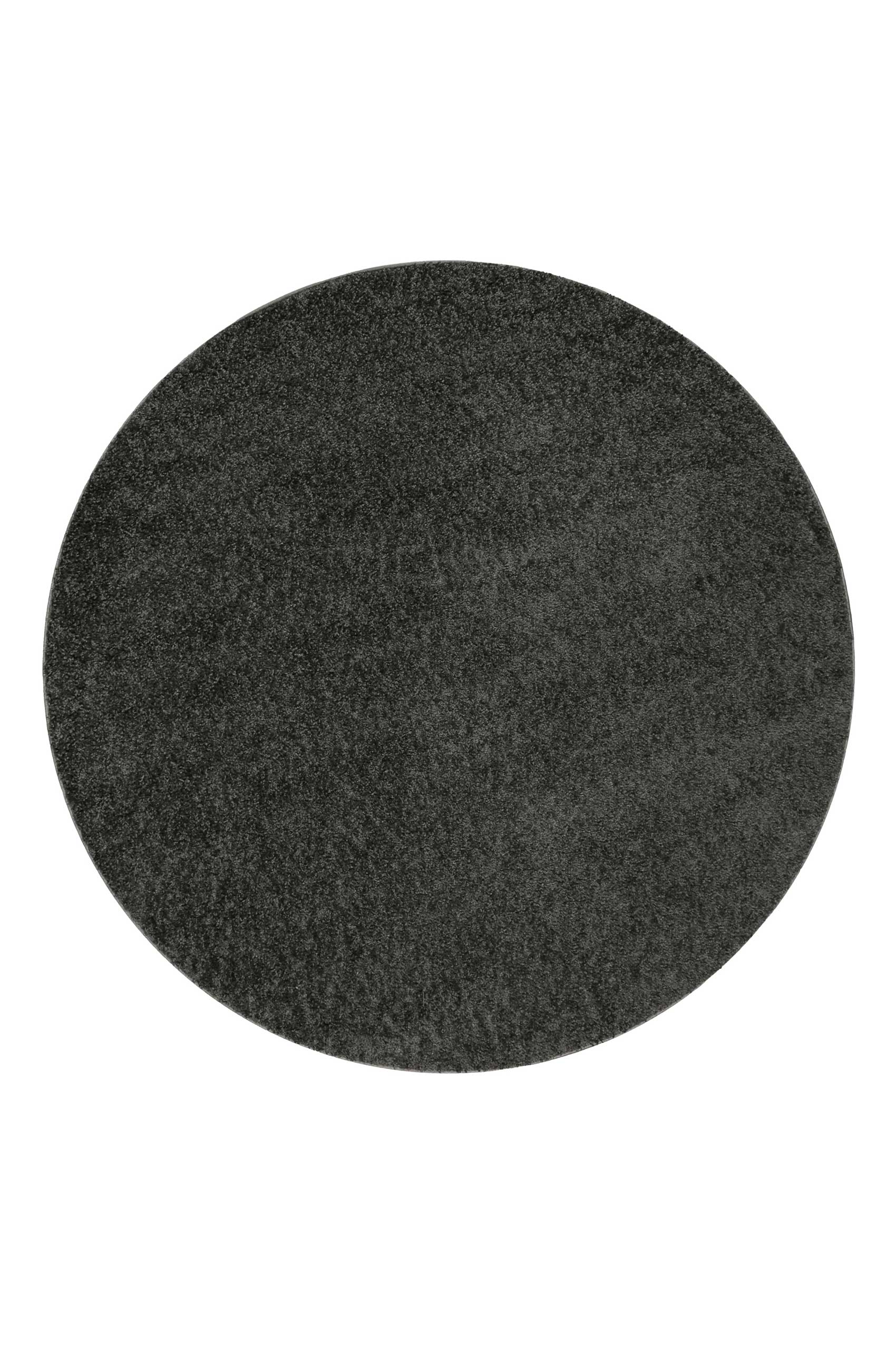 Esprit Teppich Rund Anthrazit Hochflor 