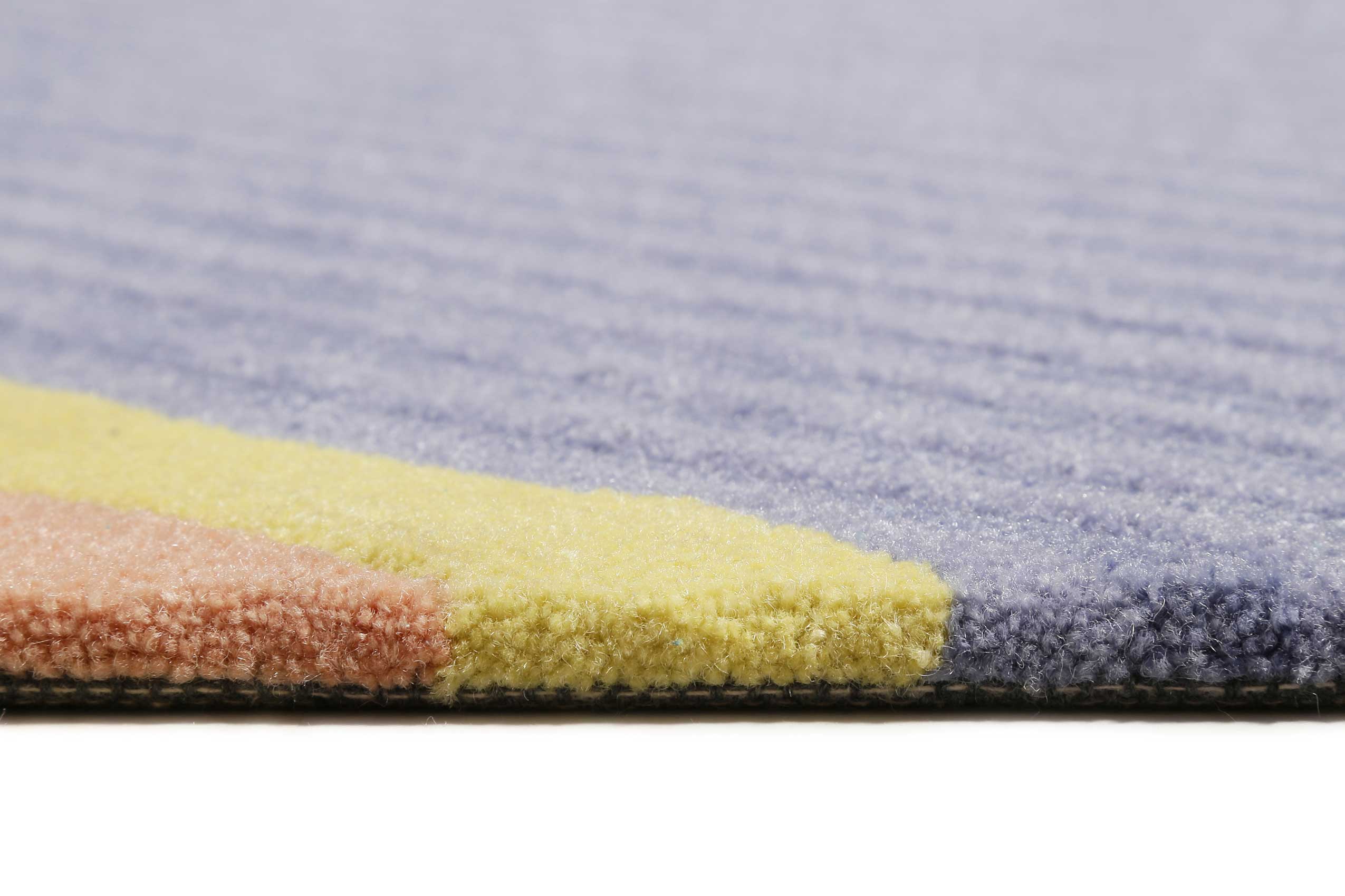 Esprit Teppich Blau Lachs Kurzflor » XAZ « - Ansicht 4