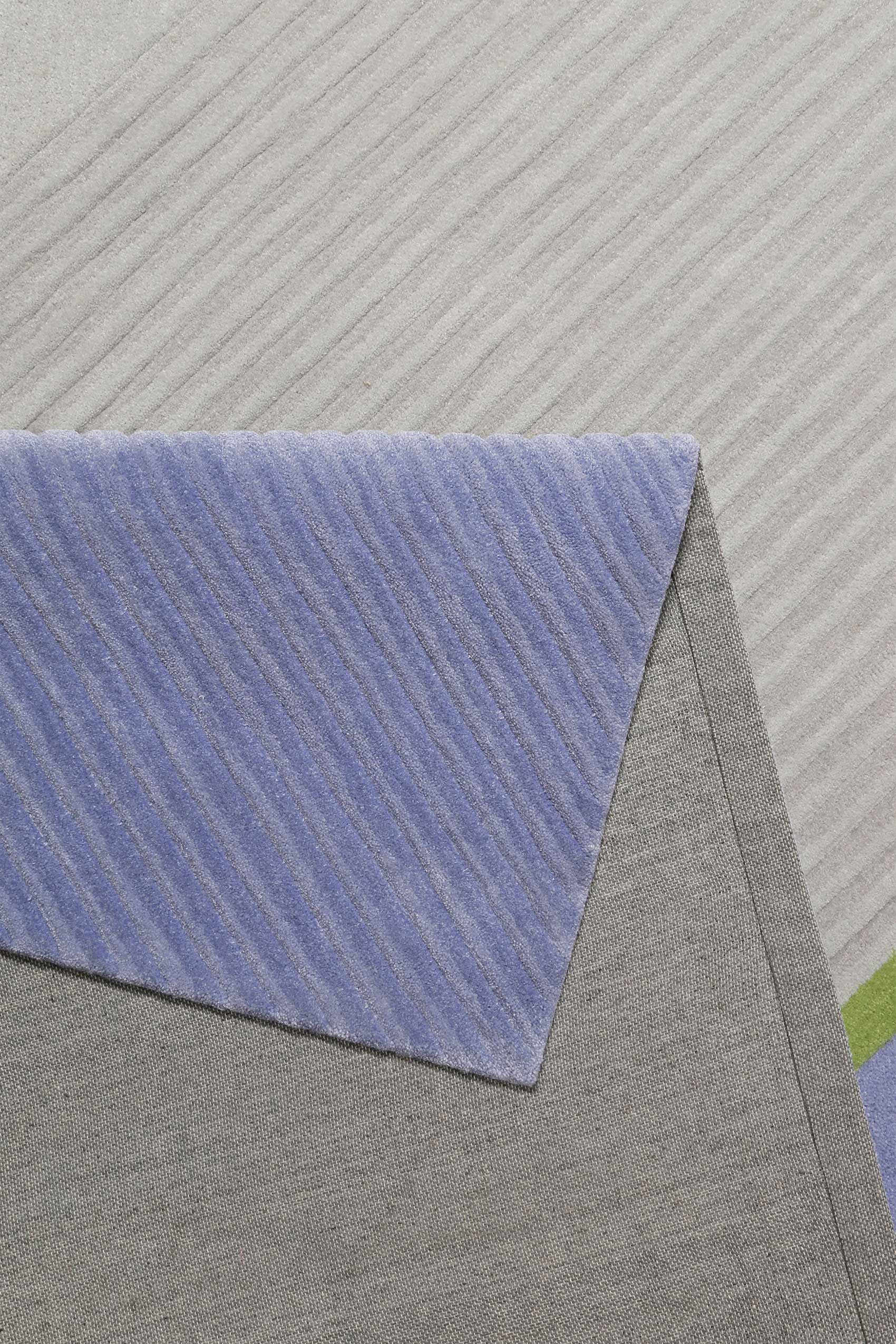 Esprit Teppich Grau Blau Kurzflor » XAZ « - Ansicht 3
