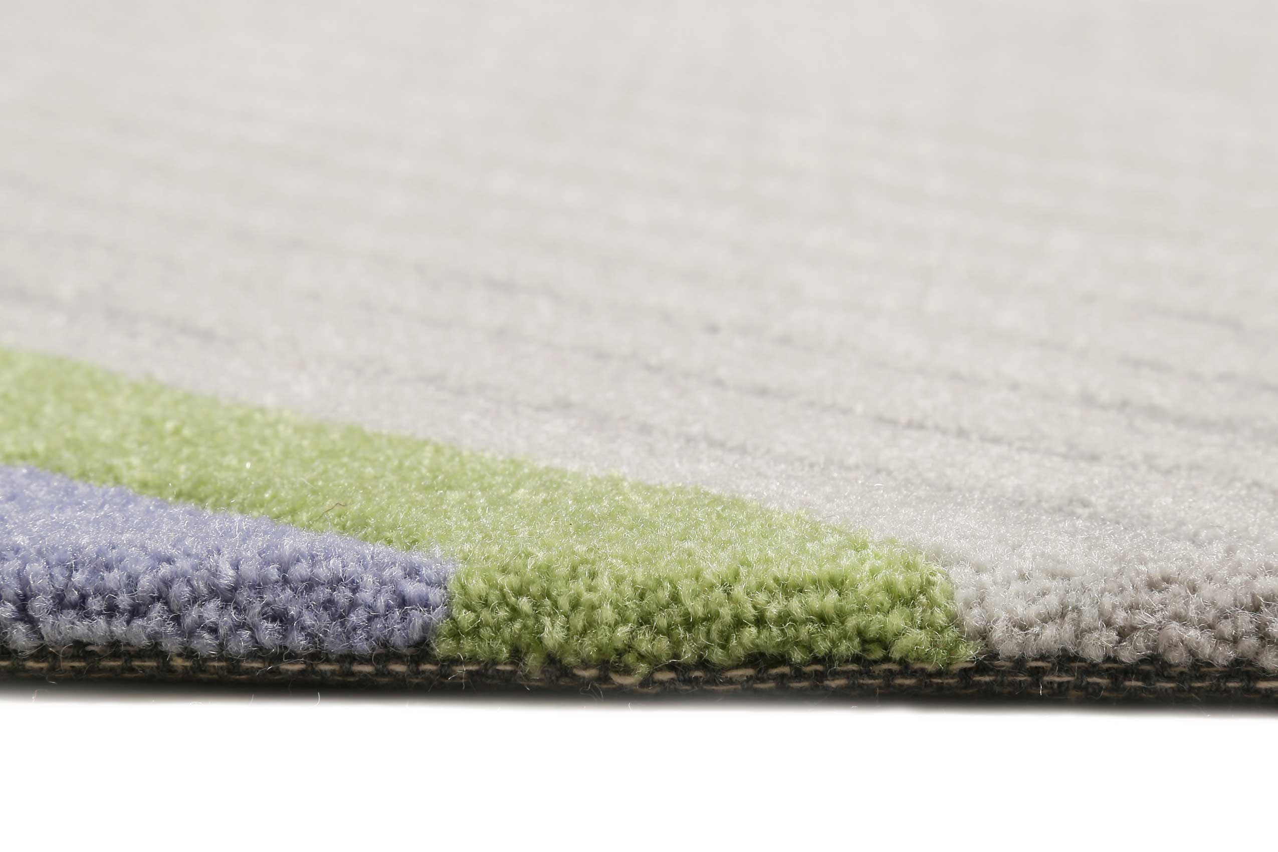 Esprit Teppich Grau Blau Kurzflor » XAZ « - Ansicht 4