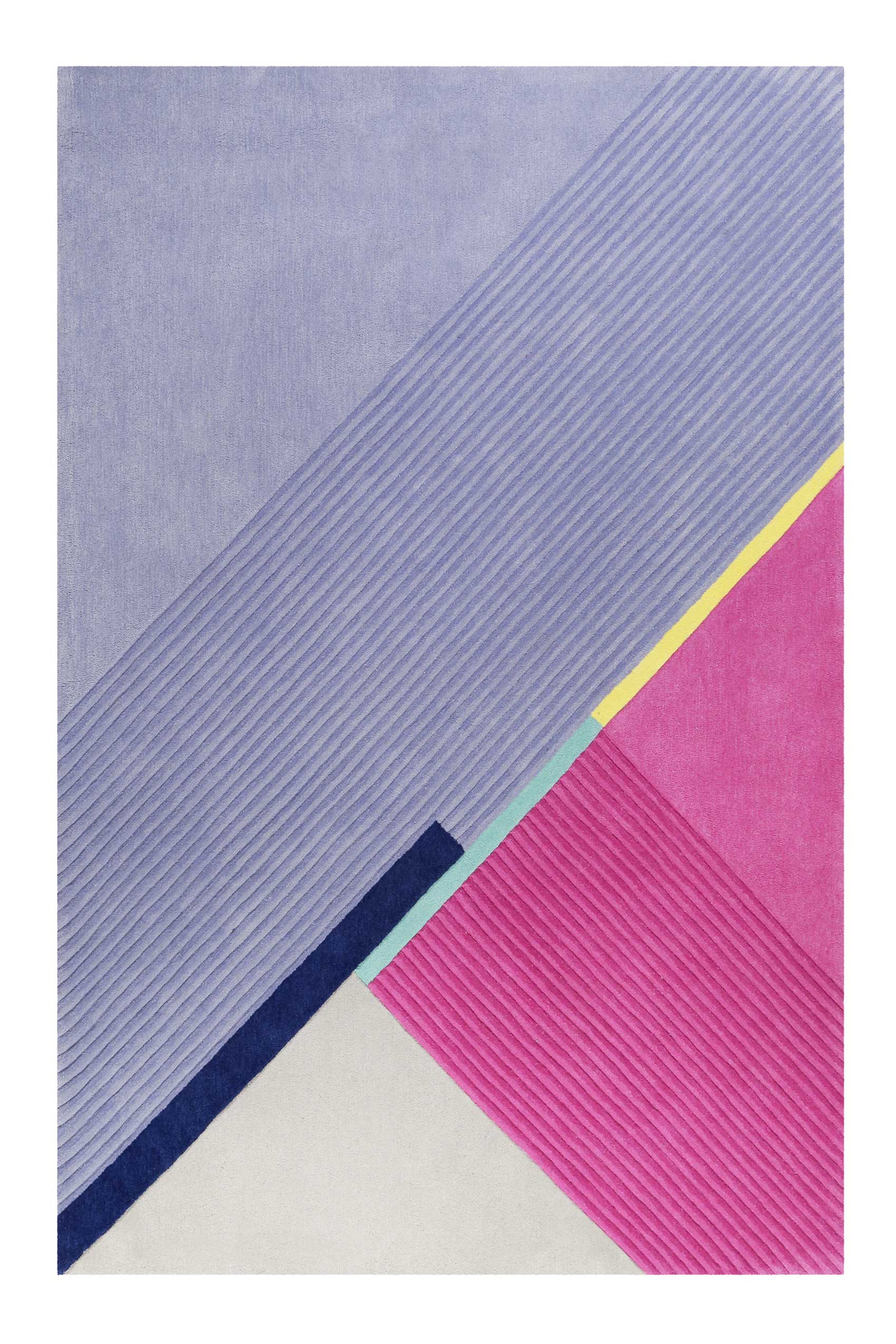 Esprit Teppich Blau Pink Kurzflor » XAZ « - Ansicht 1