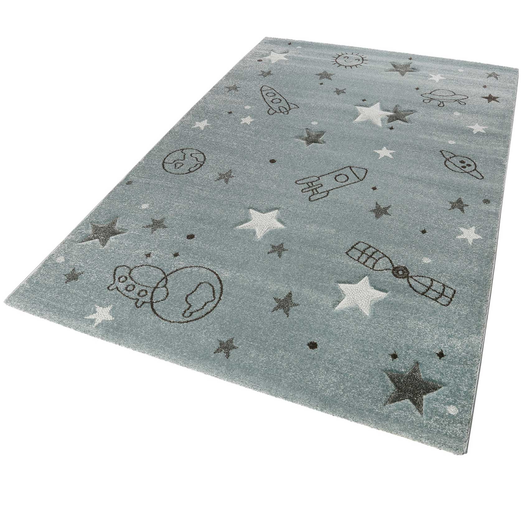 Esprit Kinder Teppich grau » Yoda « - Ansicht 2