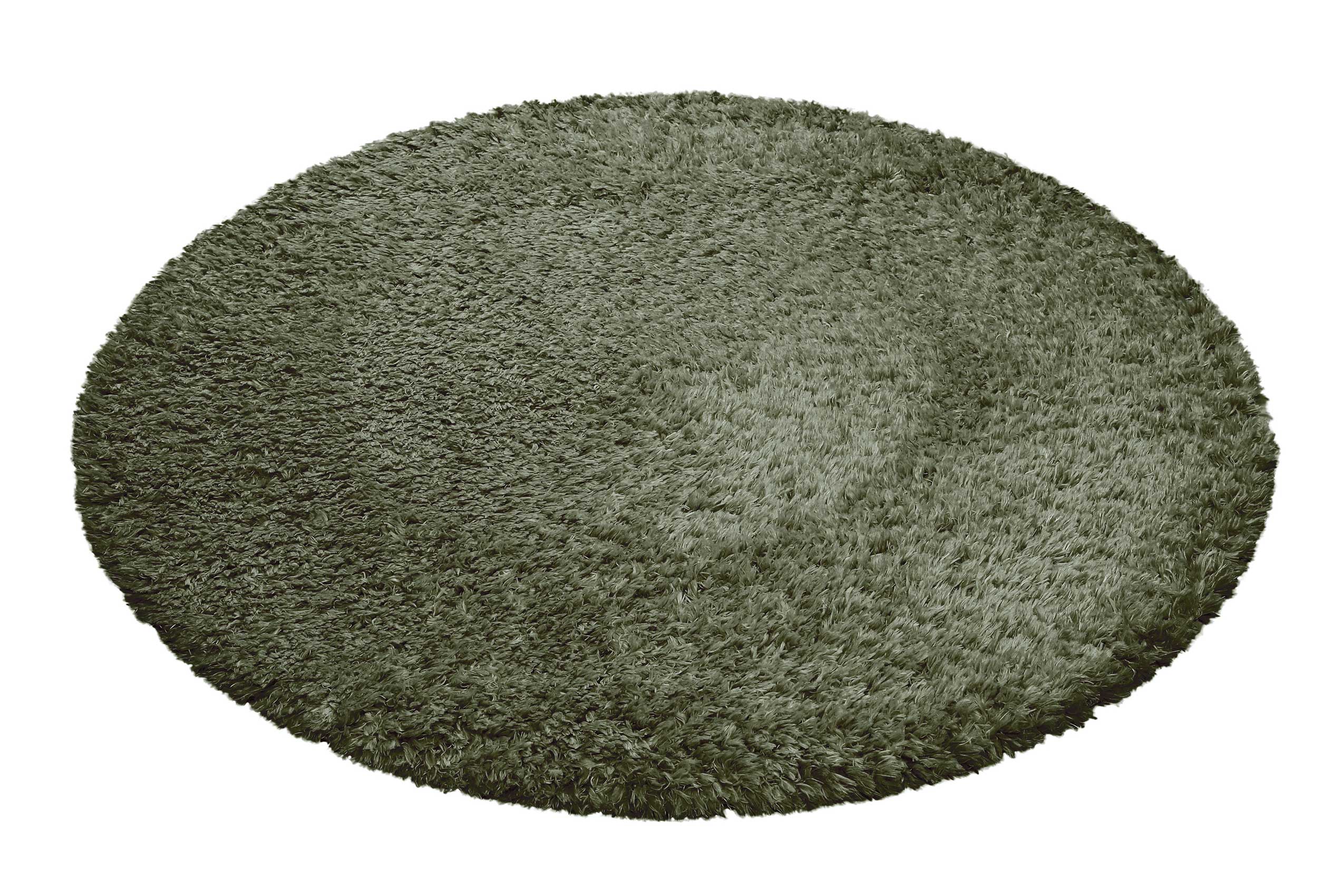 Esprit Teppich Rund Grün weich soft & nachhaltig 