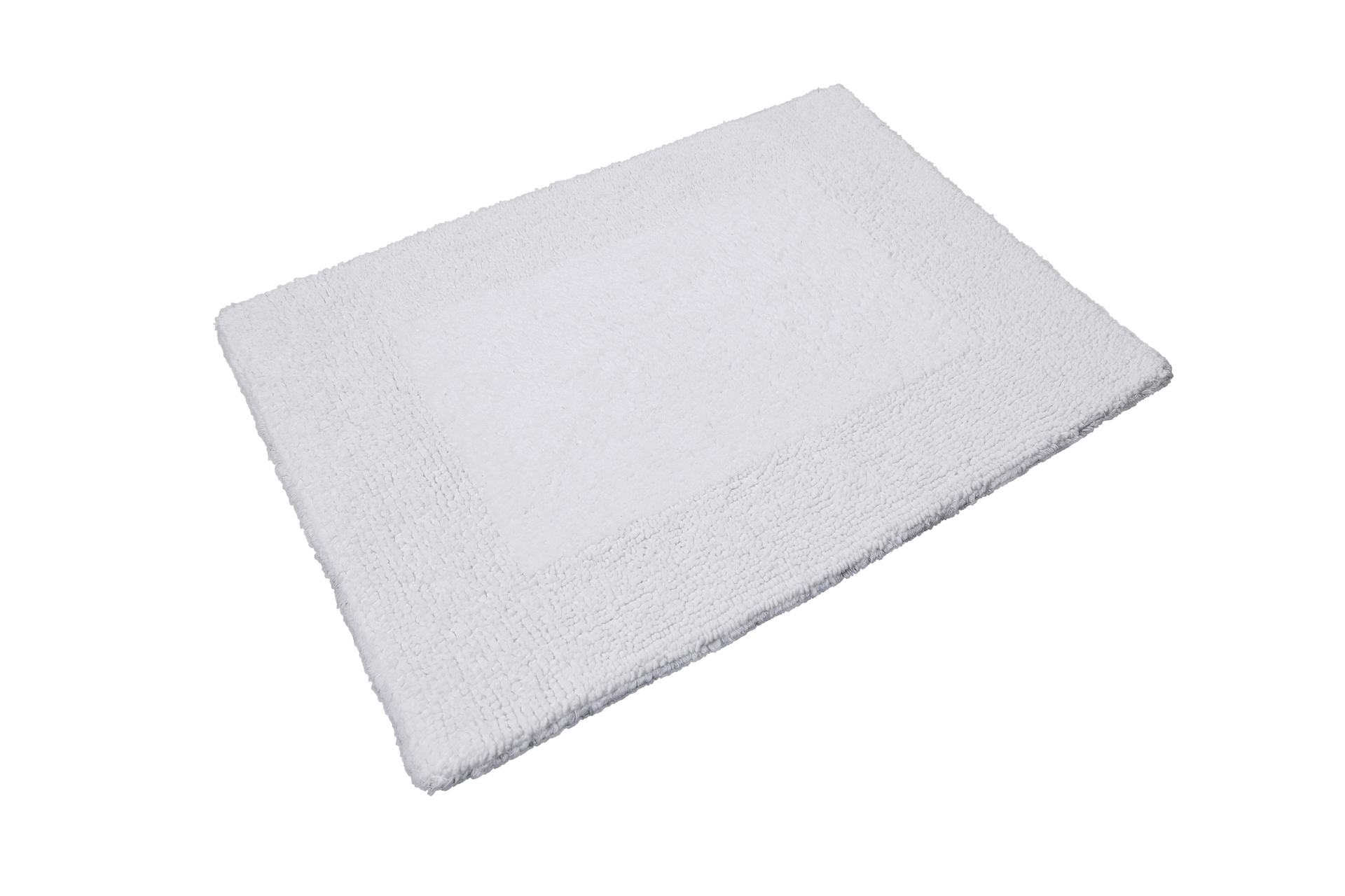 Badteppich Weiß