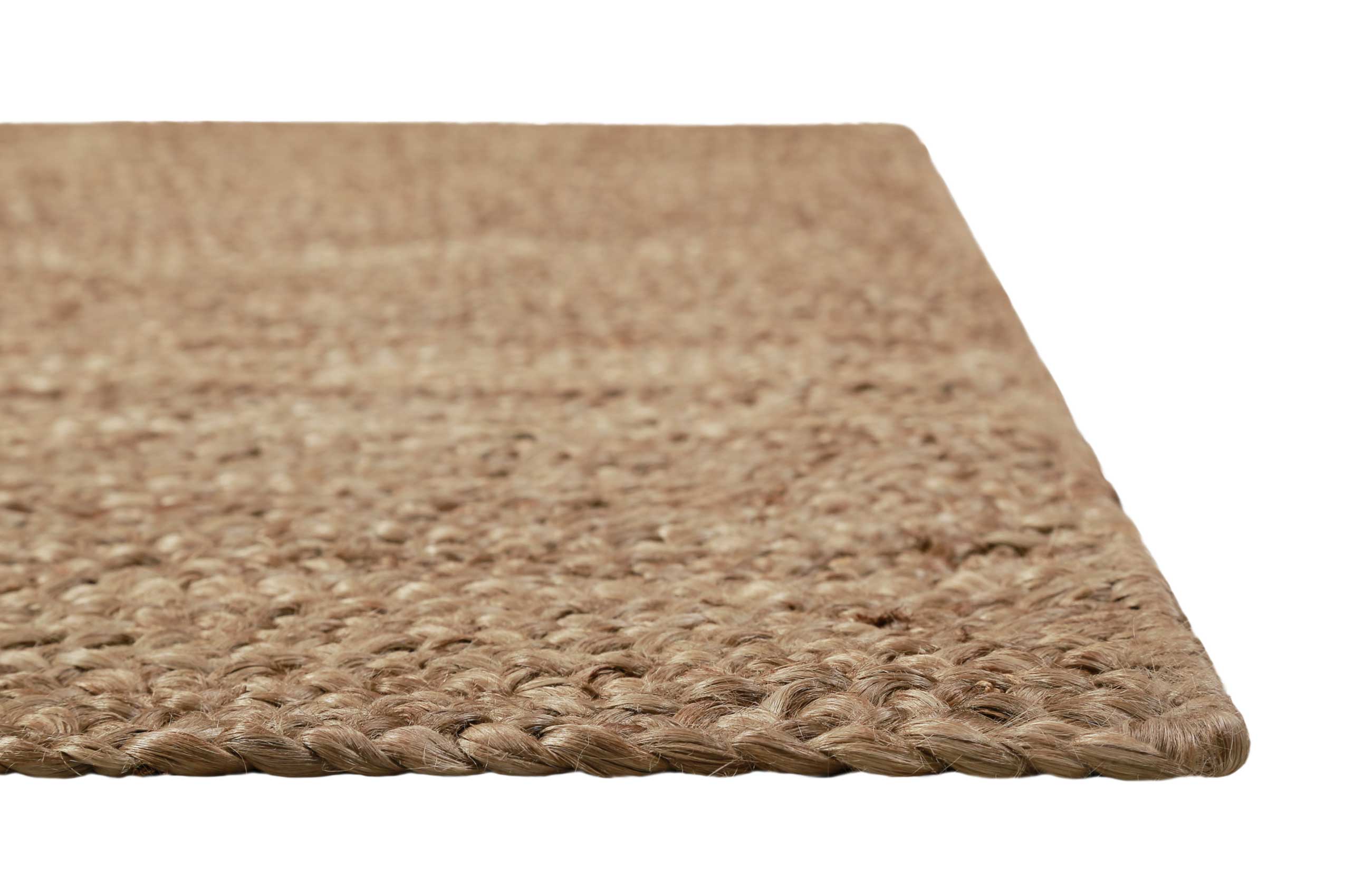 Nachhaltiger Teppich Natur Braun aus Jute 