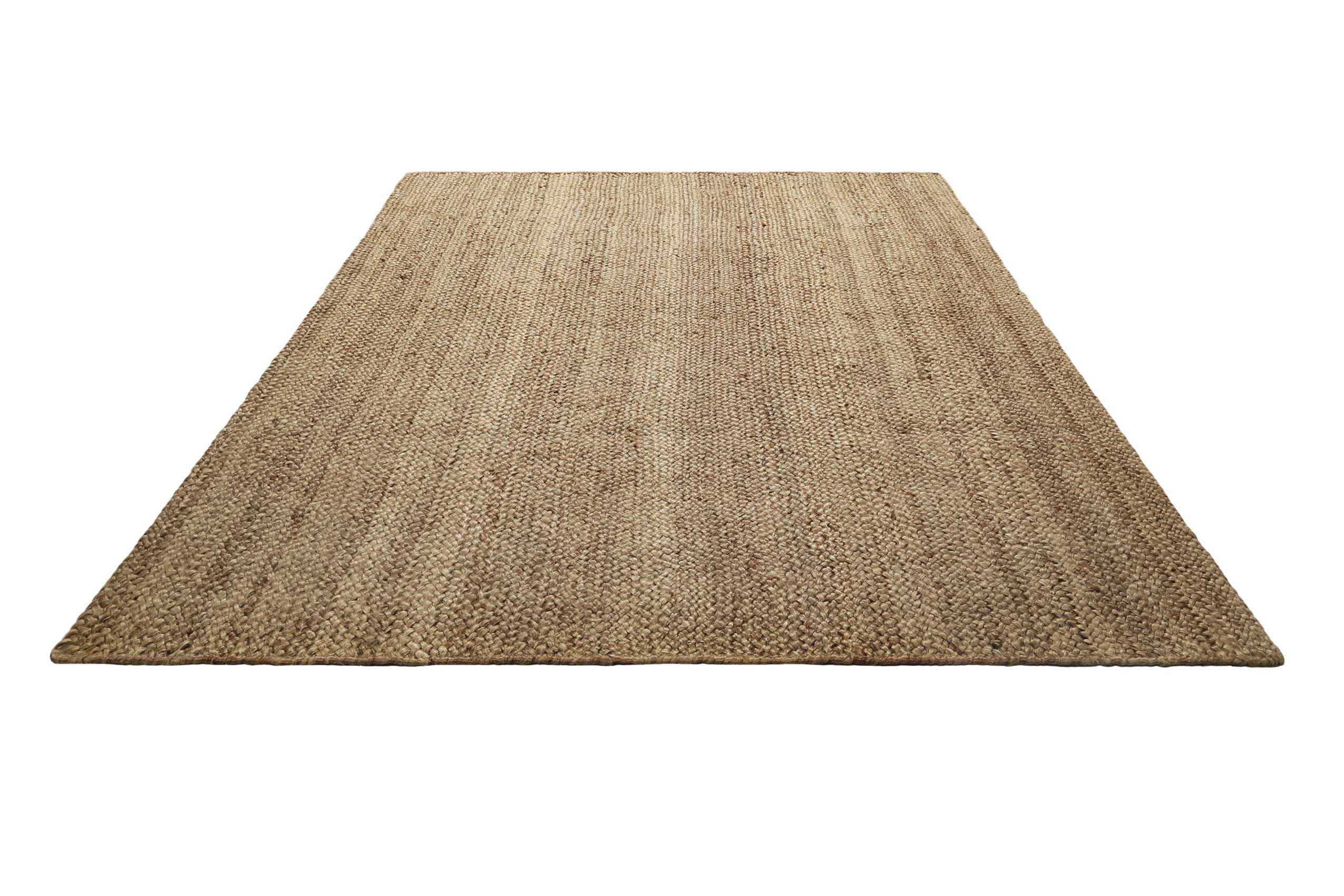 Nachhaltiger Teppich Natur Braun aus Jute 