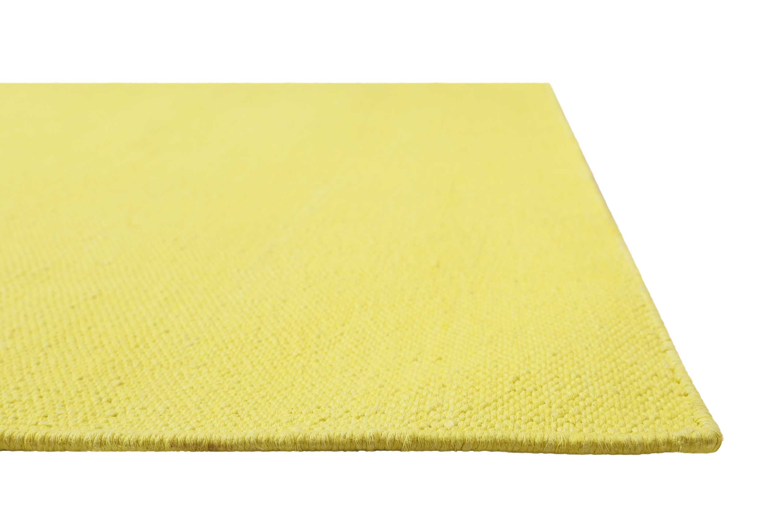Kelim Teppich Gelb aus Baumwolle » Nizza « Green Looop - Ansicht 3