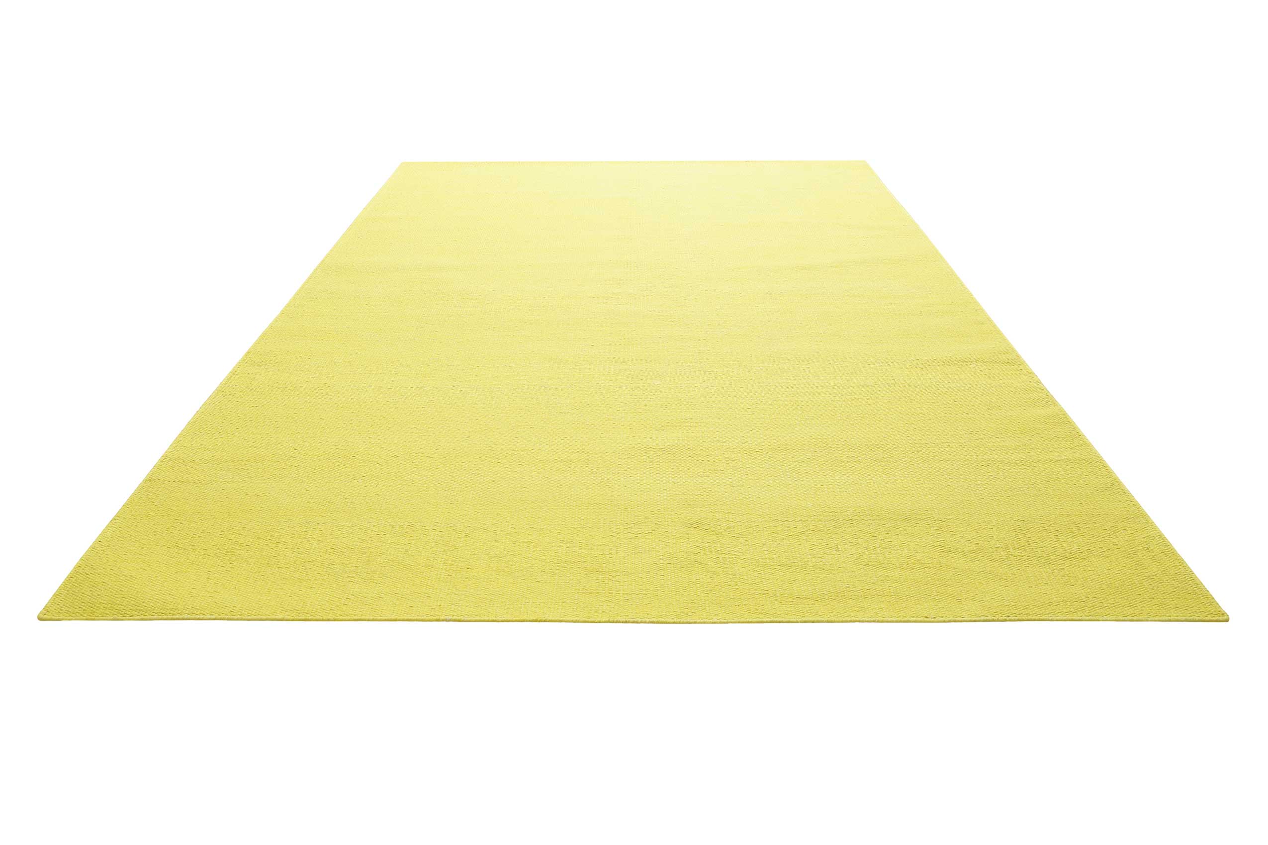 Kelim Teppich Gelb aus Baumwolle » Nizza « Green Looop - Ansicht 2