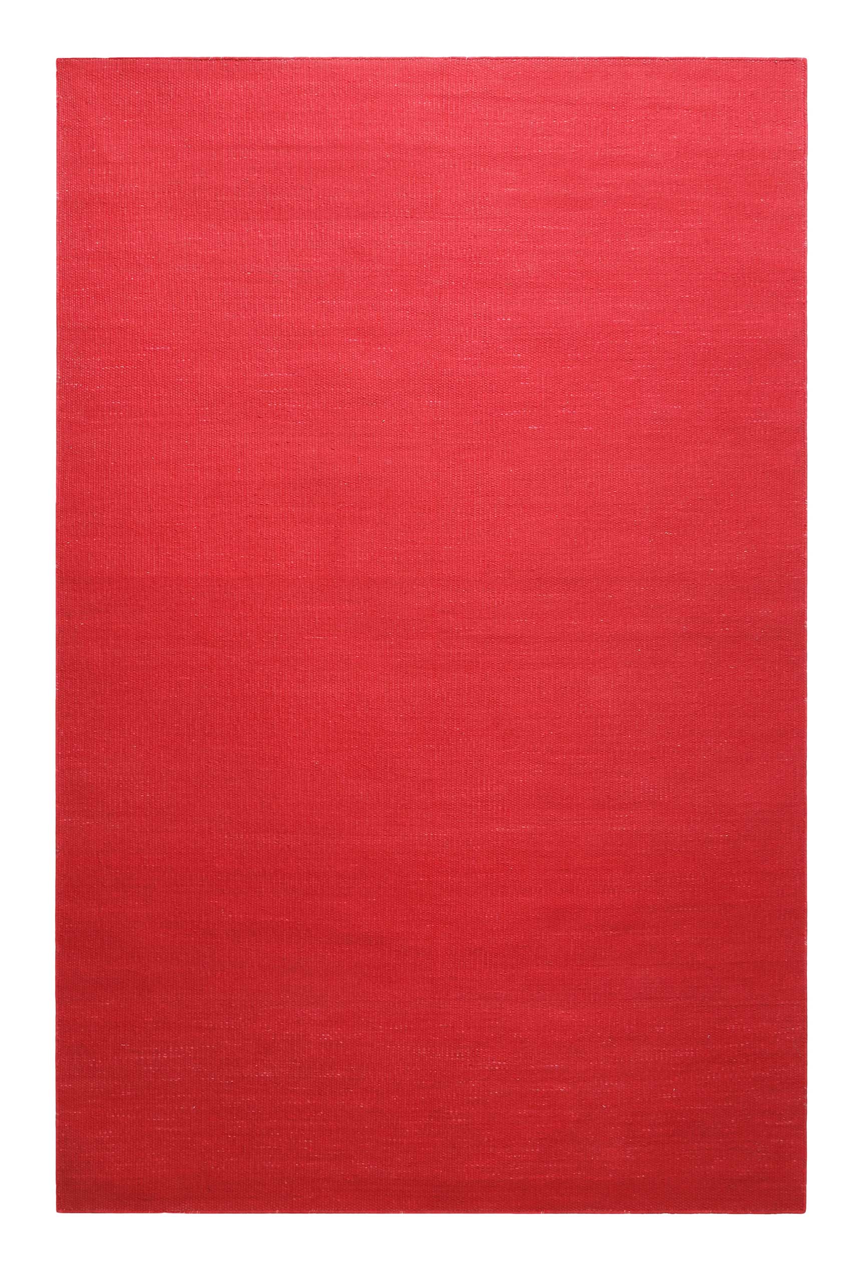 Kelim Teppich Rot aus Baumwolle 