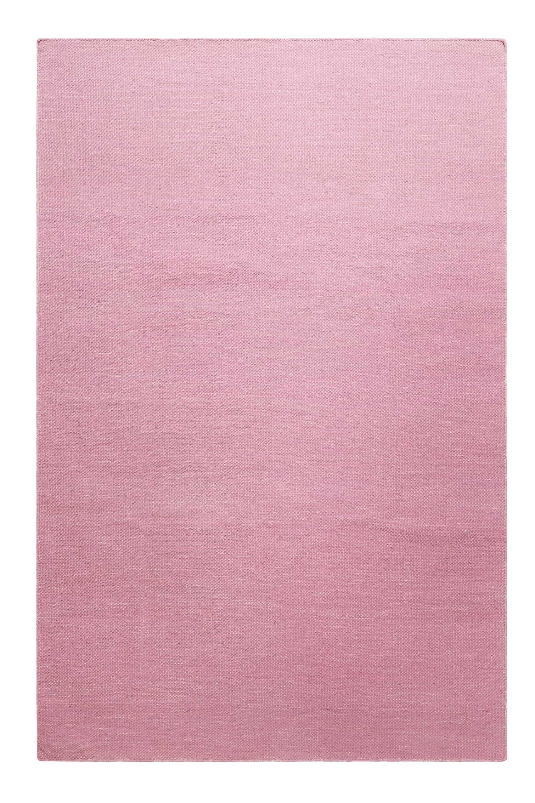 Kelim Teppich Rosa aus Baumwolle 