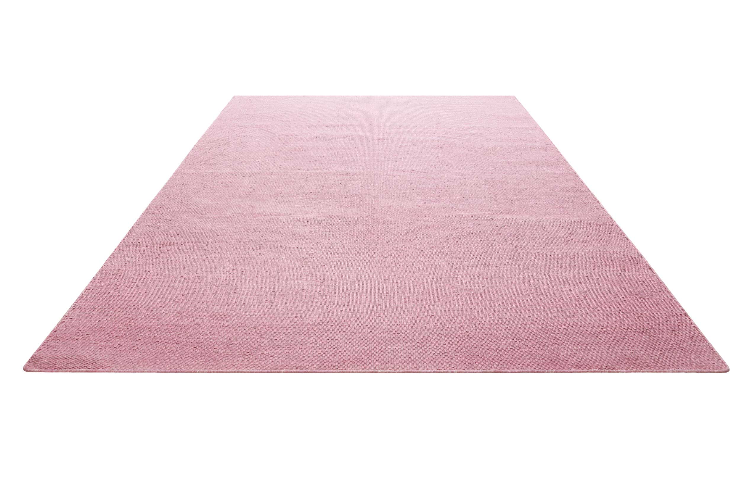 Kelim Teppich Rosa aus Baumwolle 
