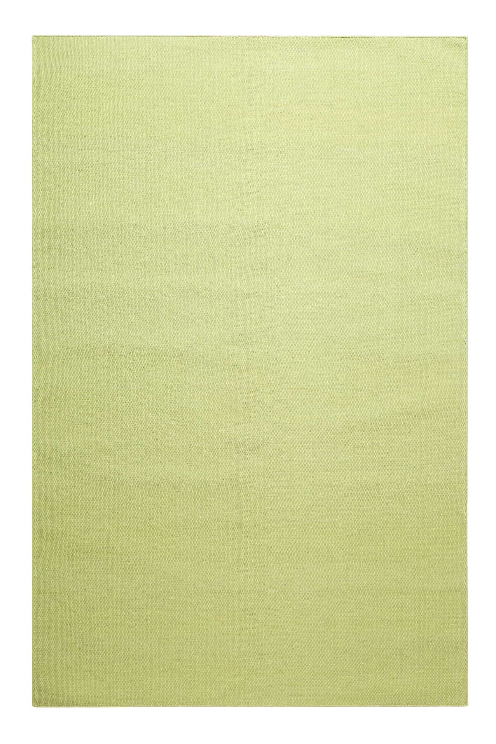 Kelim Teppich Grün aus Baumwolle » Nizza « Green Looop - Ansicht 1