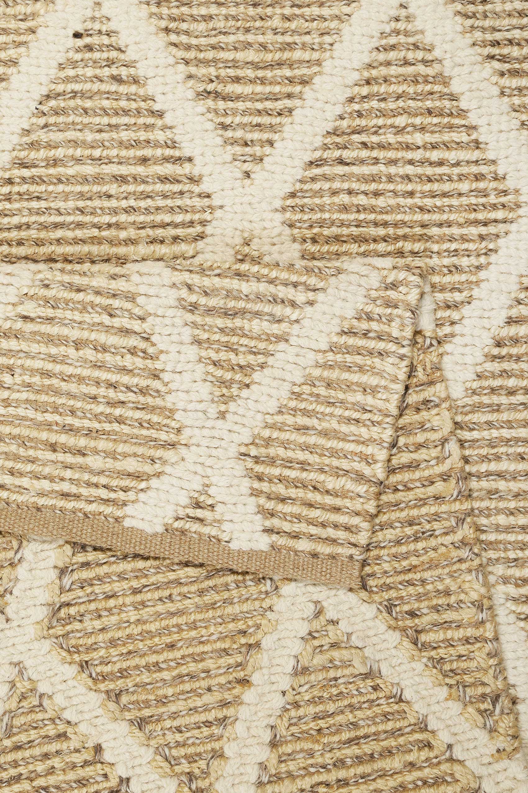 Teppich Naturfarben aus Jute & Wolle 
