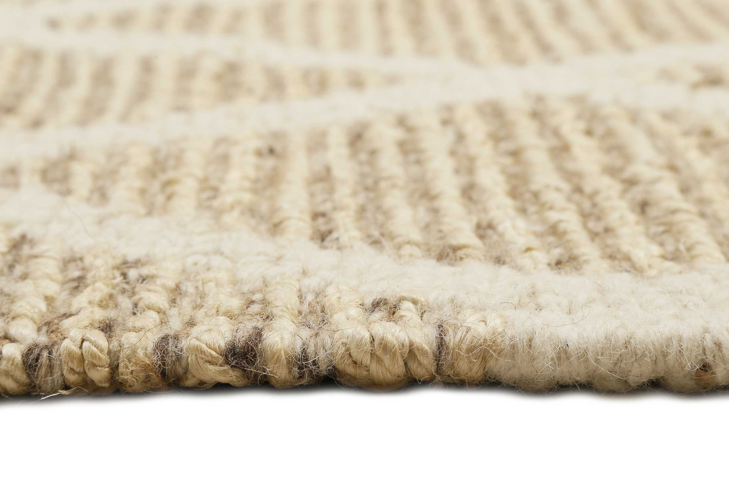Teppich Naturfarben aus Jute & Wolle 