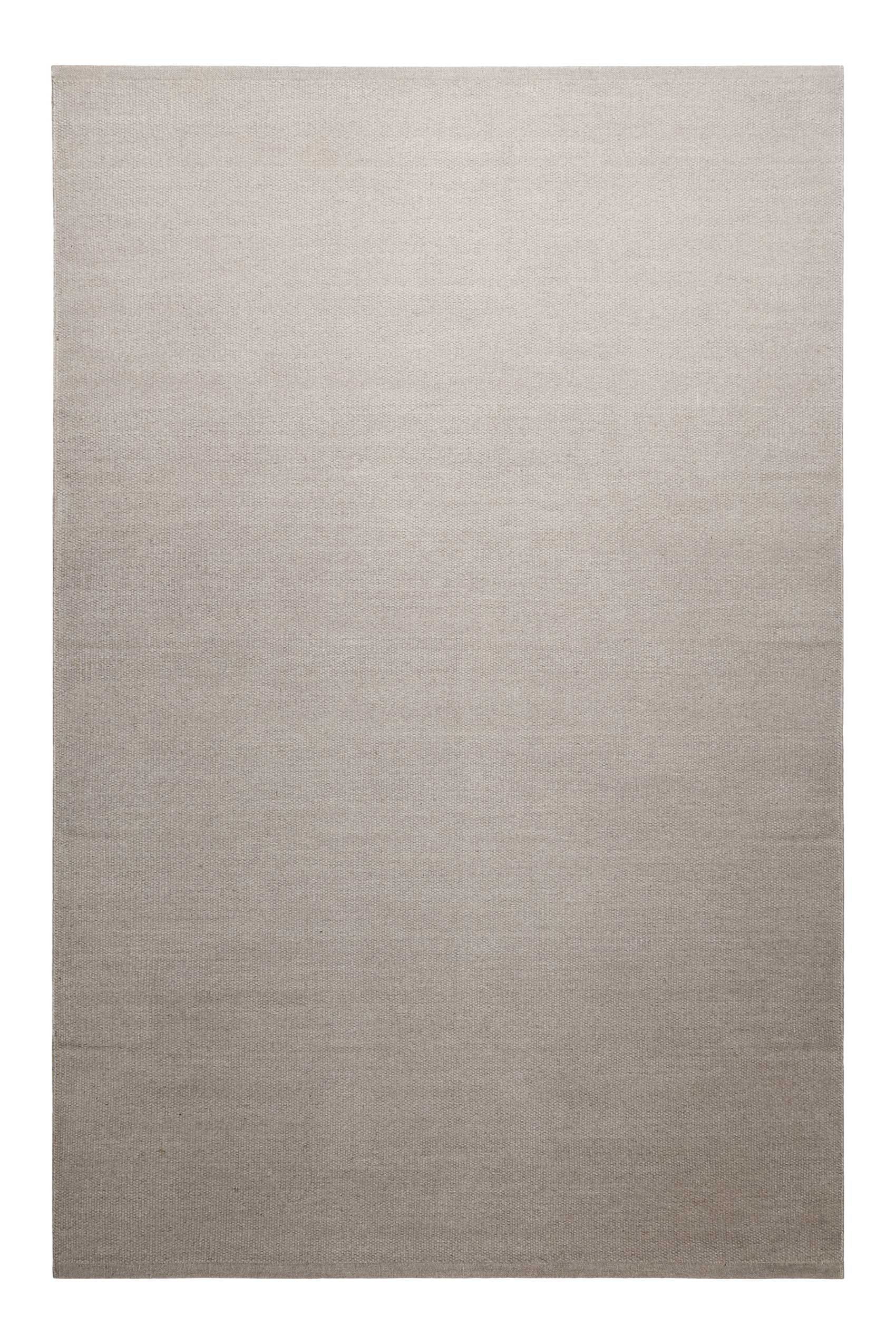 Kelim Teppich Grau Beige aus Wolle » Perpignan « Green Looop - Ansicht 1