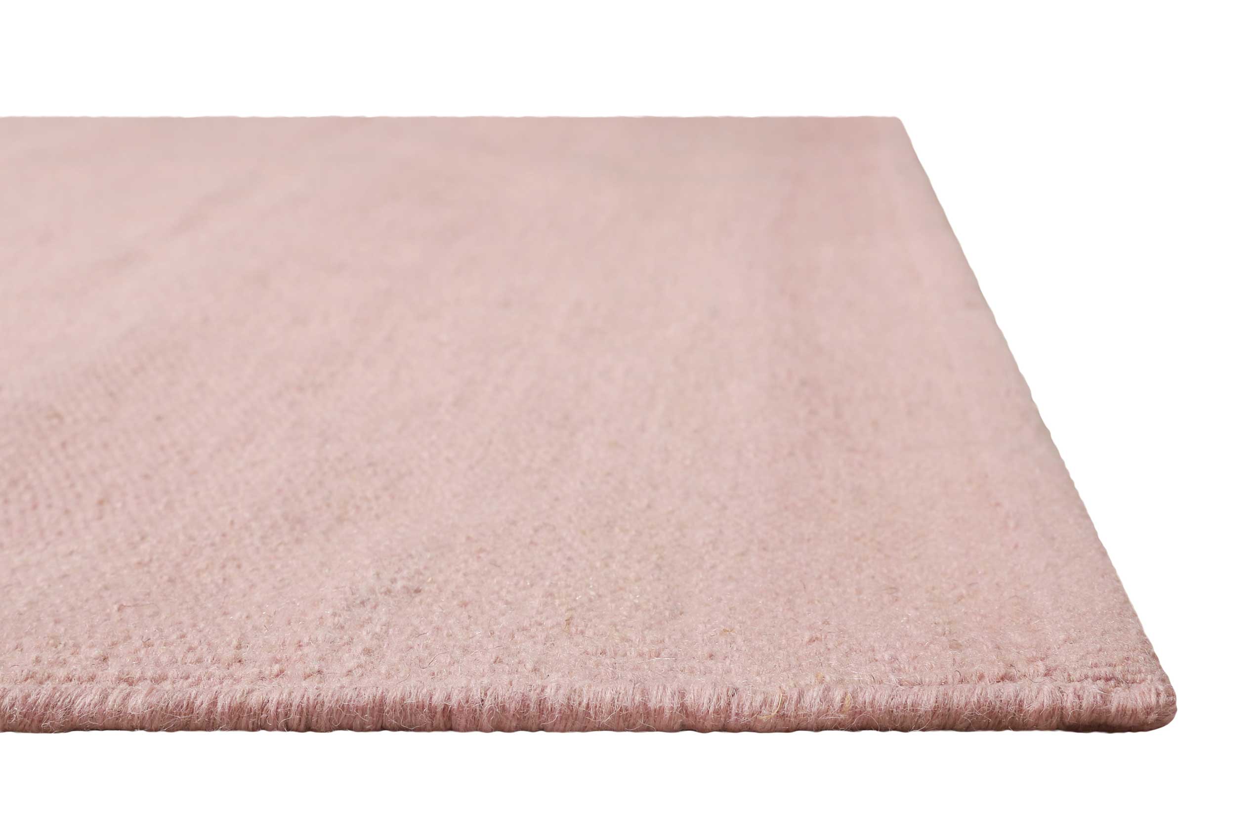Kelim Teppich Rosa aus Wolle 