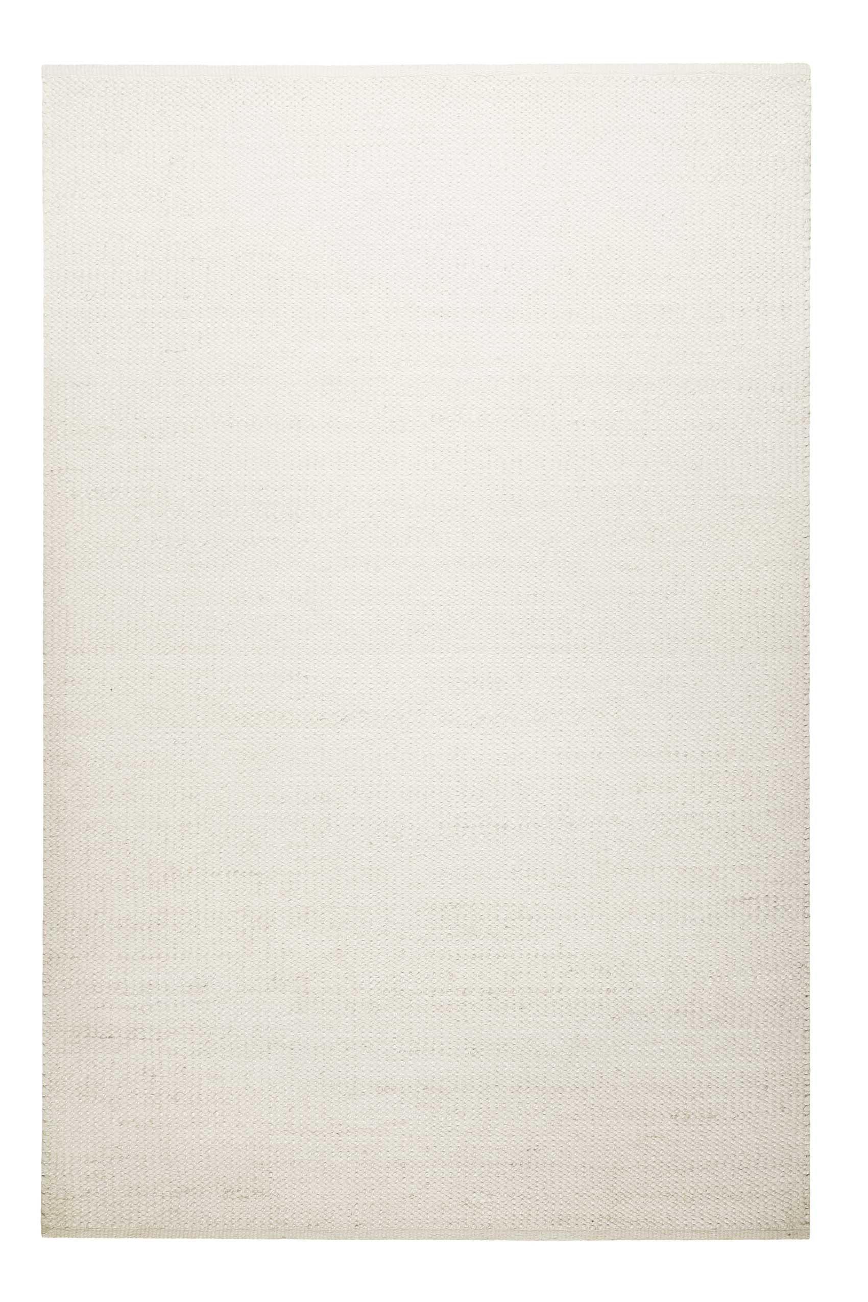 Kelim Teppich Creme Weiß aus Jute & Wolle 