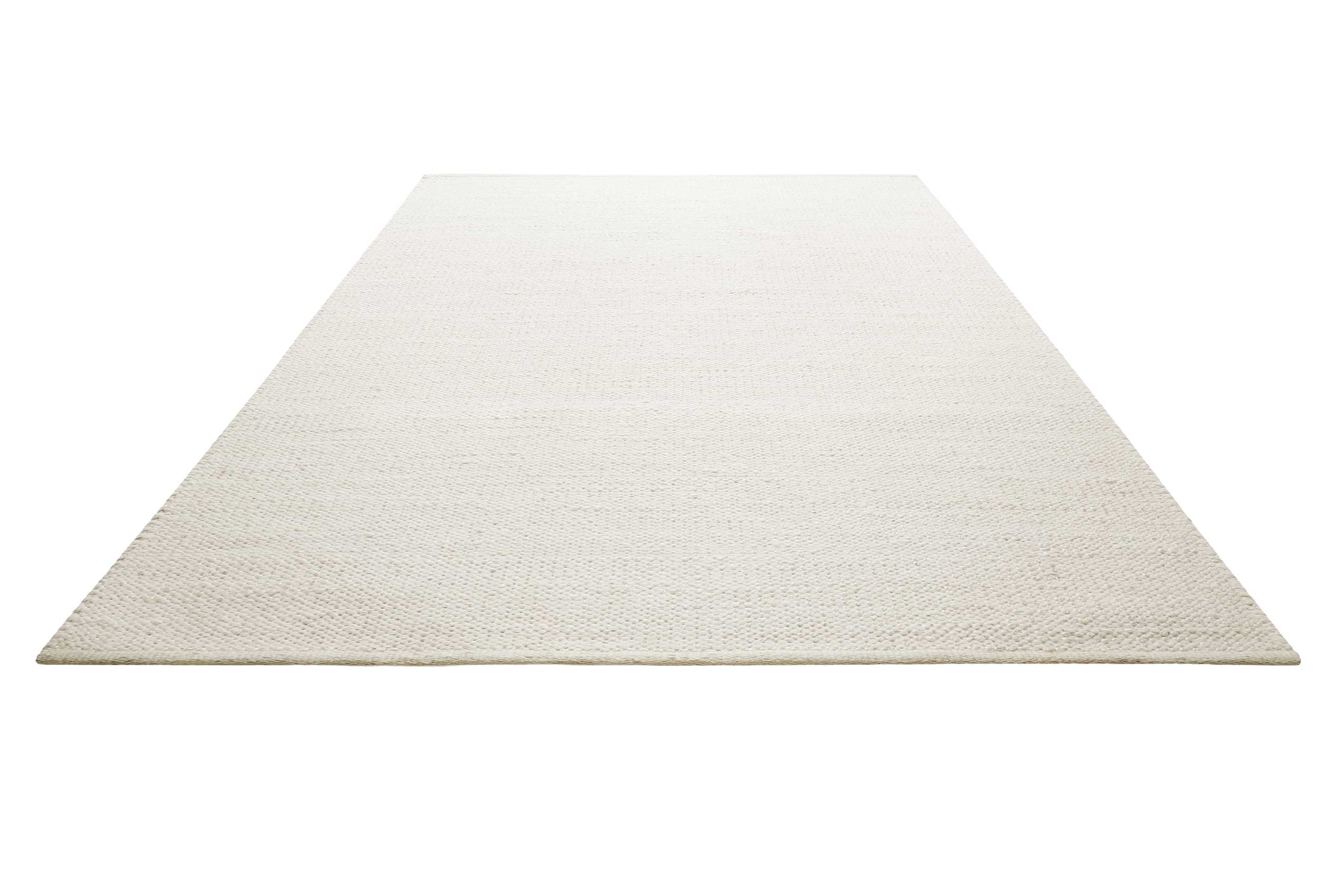 Kelim Teppich Creme Weiß aus Jute & Wolle 