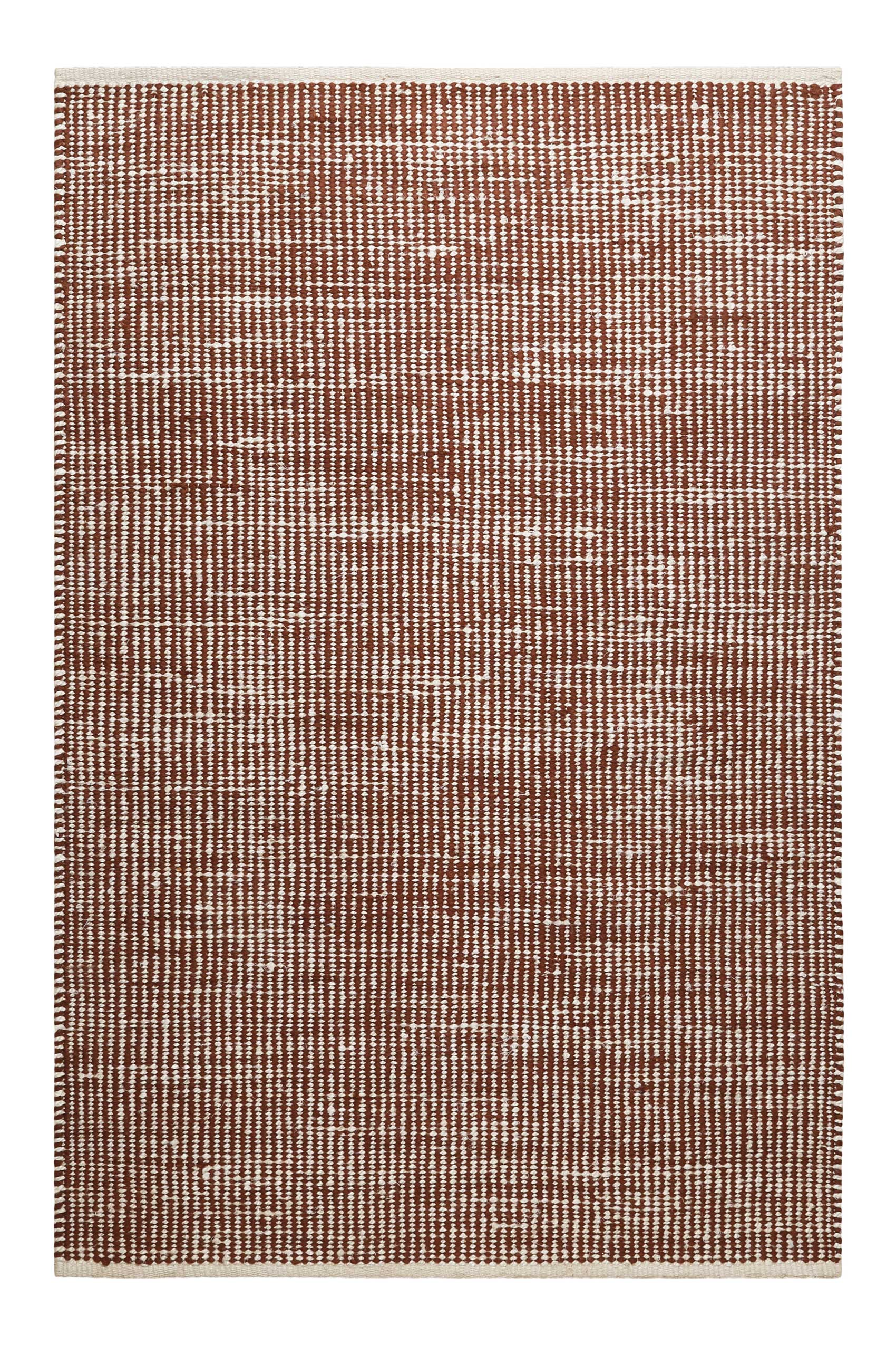 Kelim Teppich Rotbraun Beige aus Jute & Wolle » Toulouse « Green Looop - Ansicht 1
