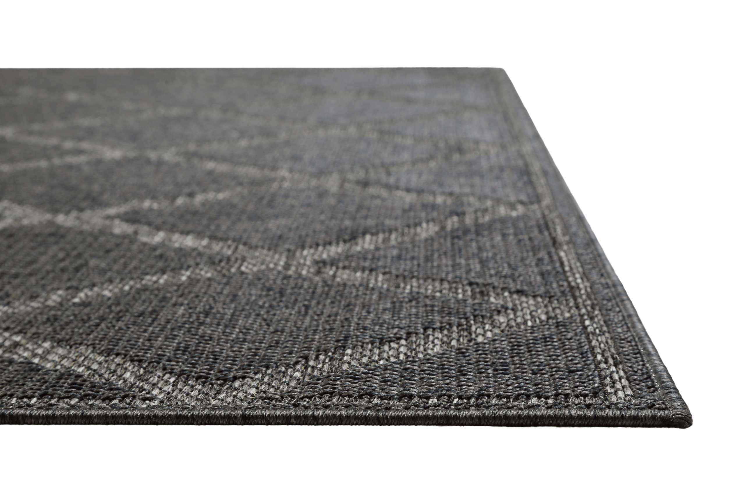 Outdoor Teppich Grau Blau 