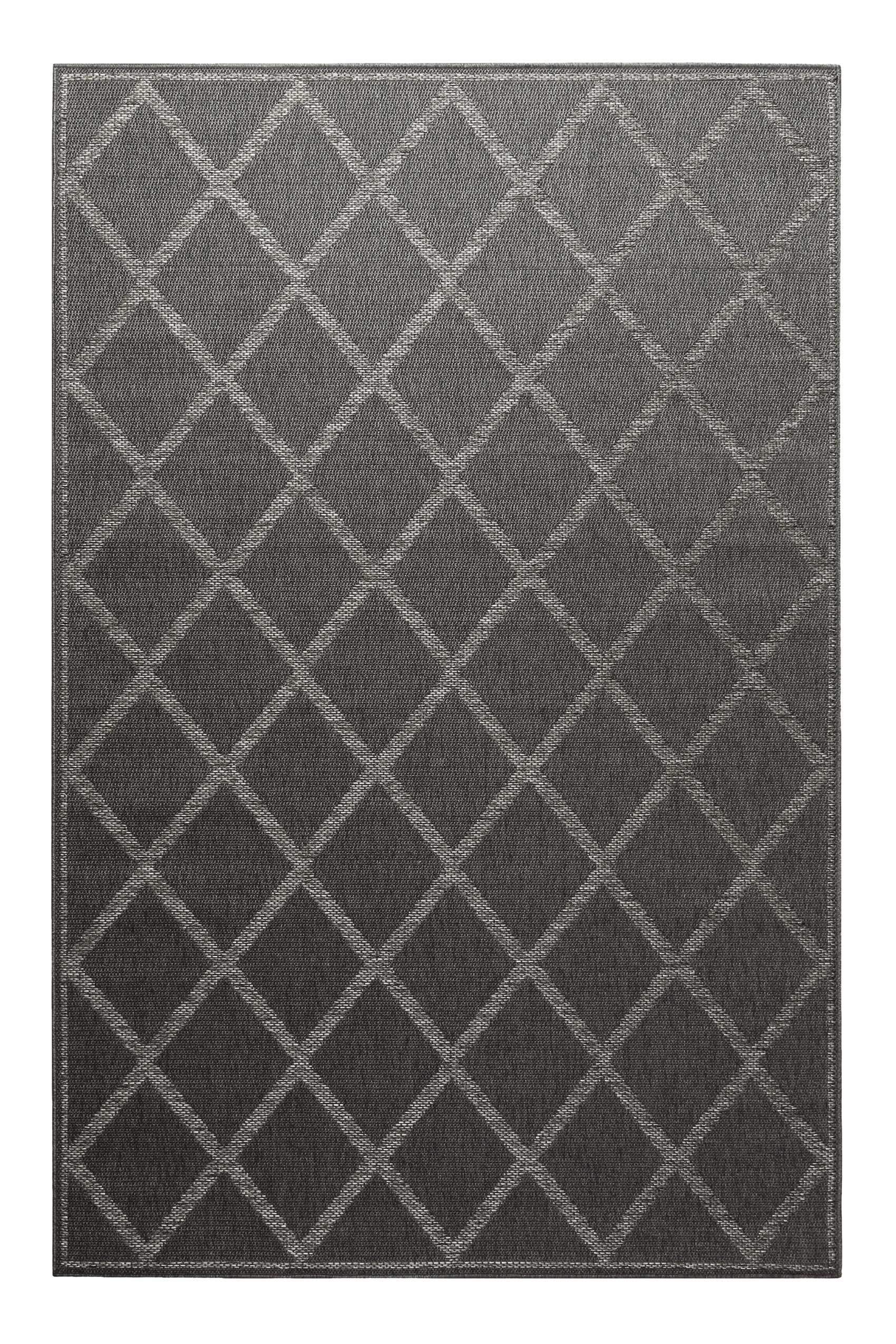 Outdoor Teppich Grau Blau 