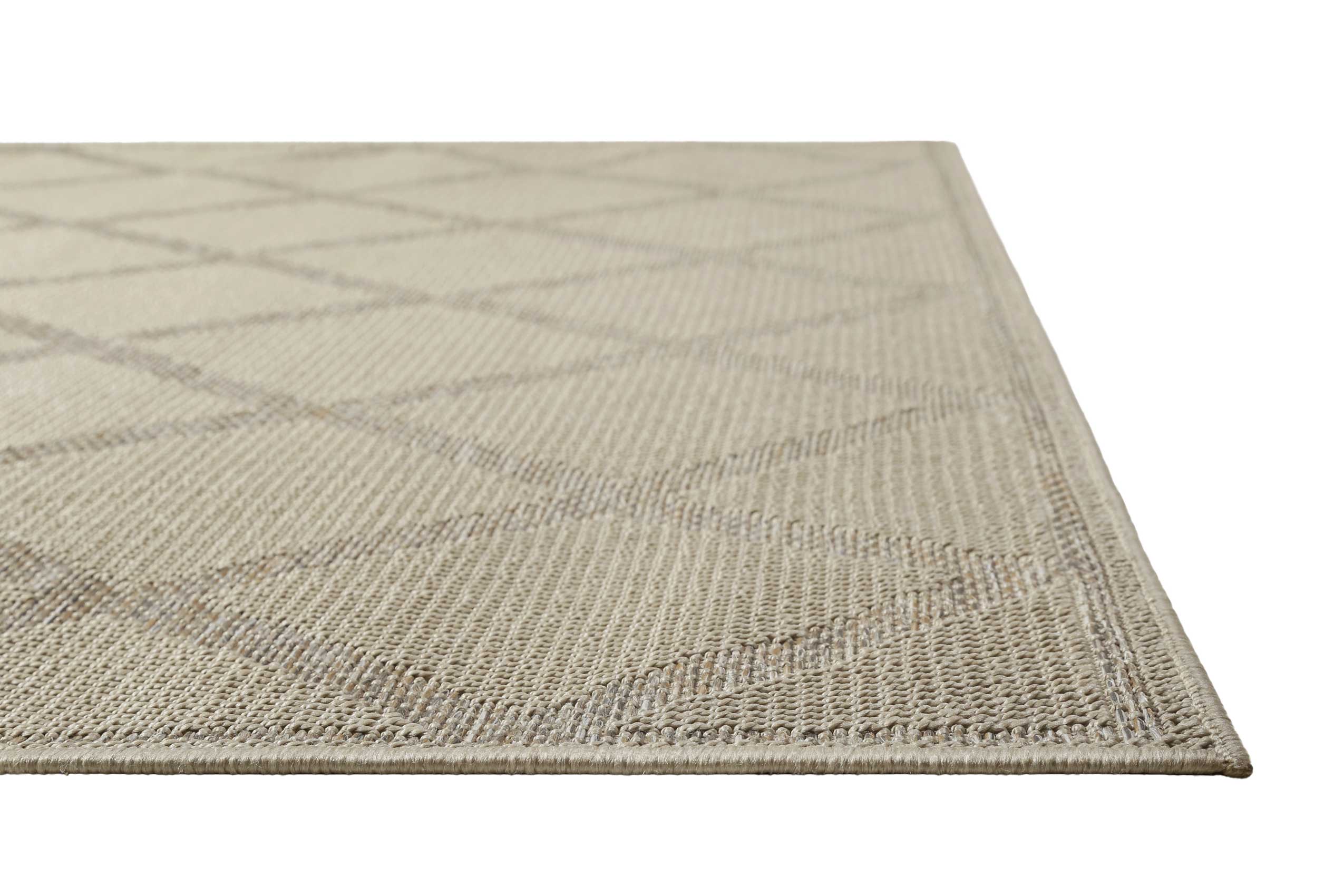 Outdoor Teppich Beige Grau 