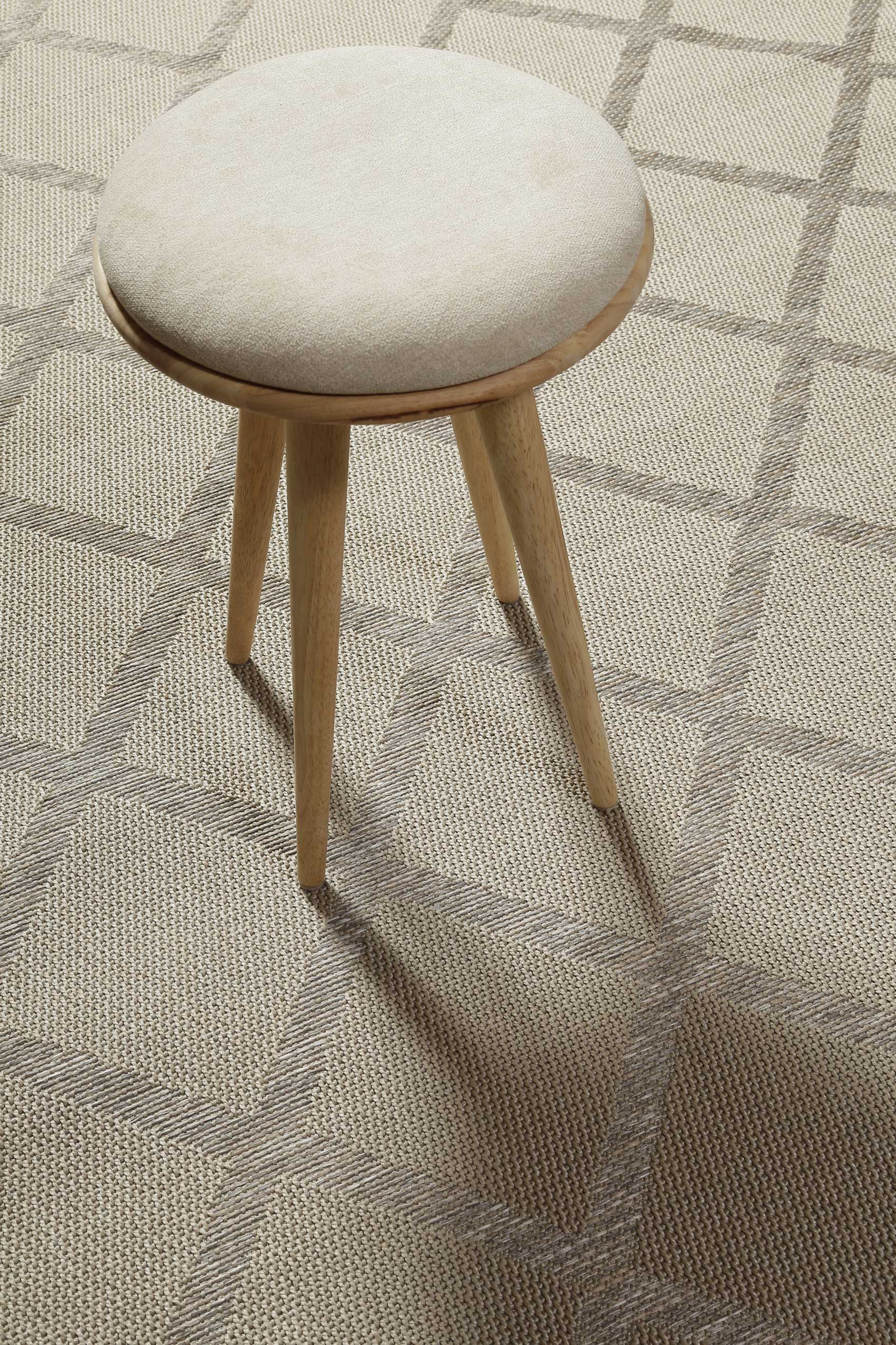 Outdoor Teppich Beige Grau 