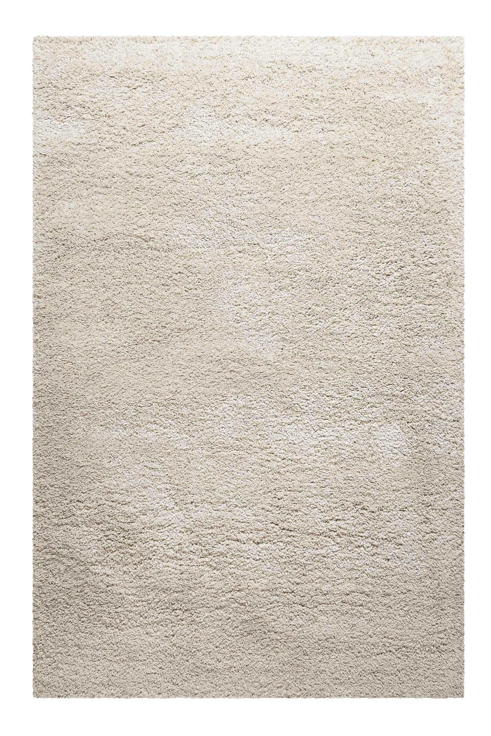 Teppich Creme Beige Hochflor » Bozen « Homie Living - Ansicht 1