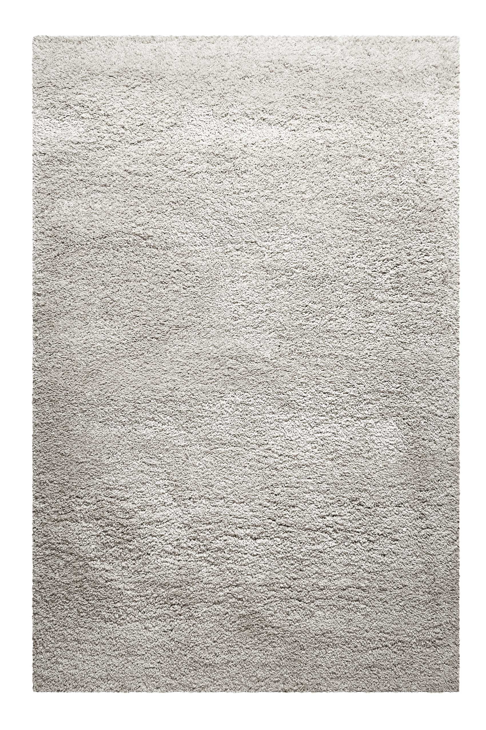 Teppich Creme Grau meliert Hochflor » Bozen « Homie Living - Ansicht 1