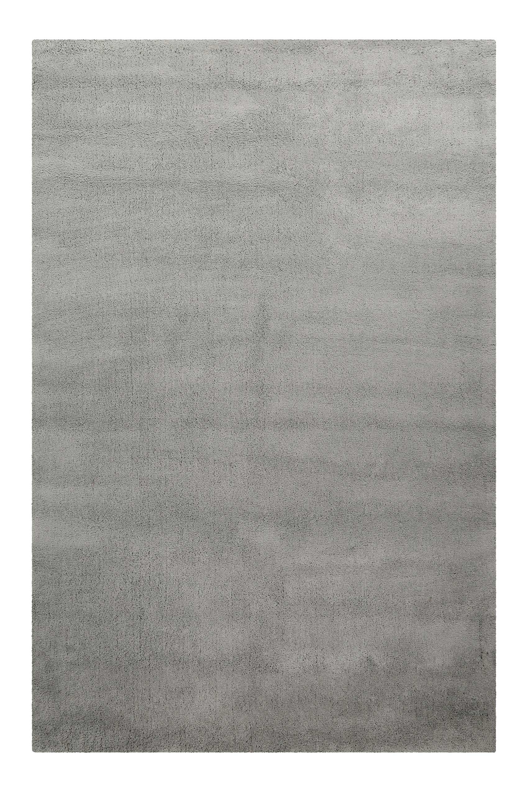 Teppich Hellgrau Kurzflor aus Wolle 