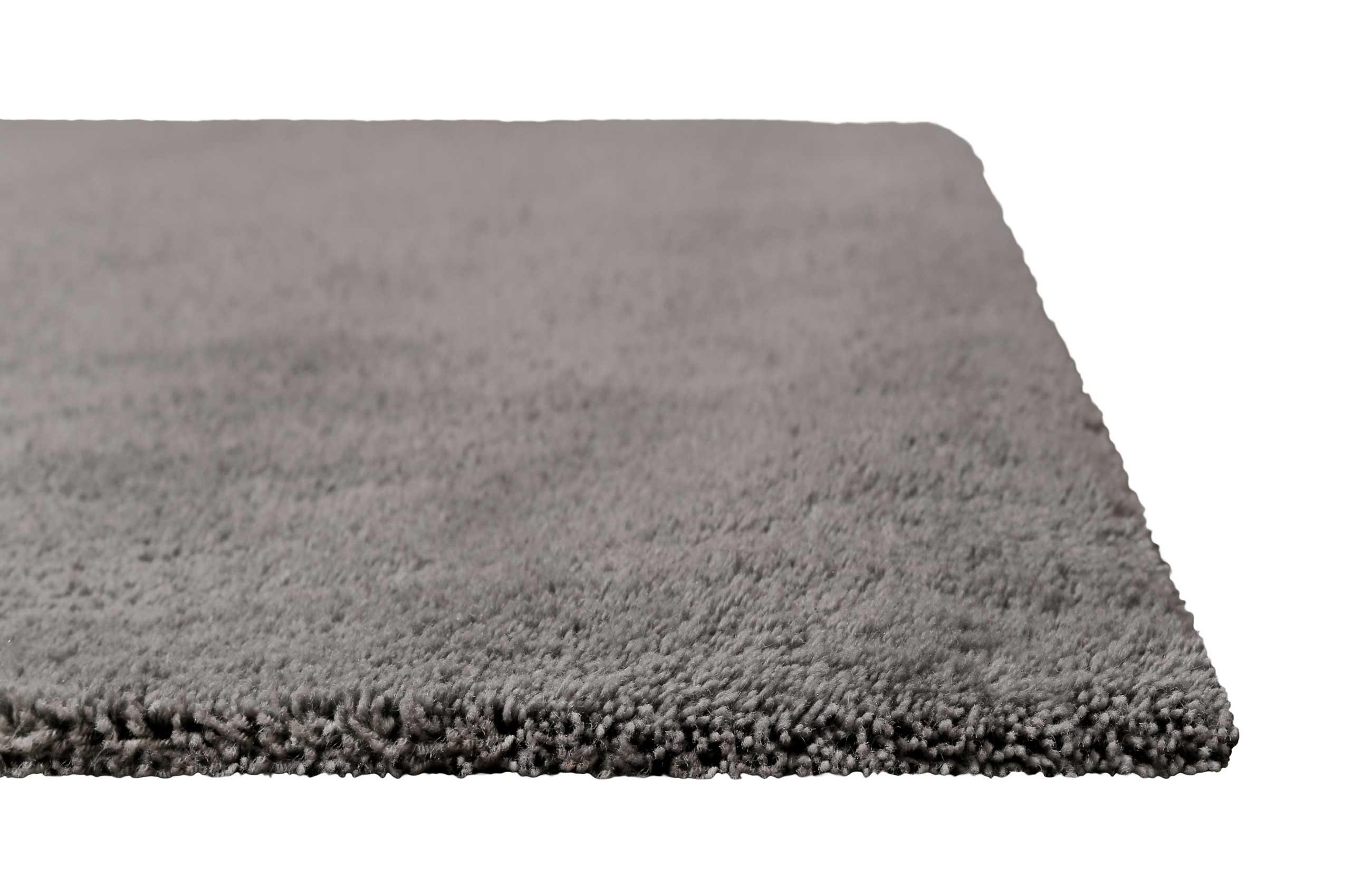 Teppich Grau Kurzflor aus Wolle 
