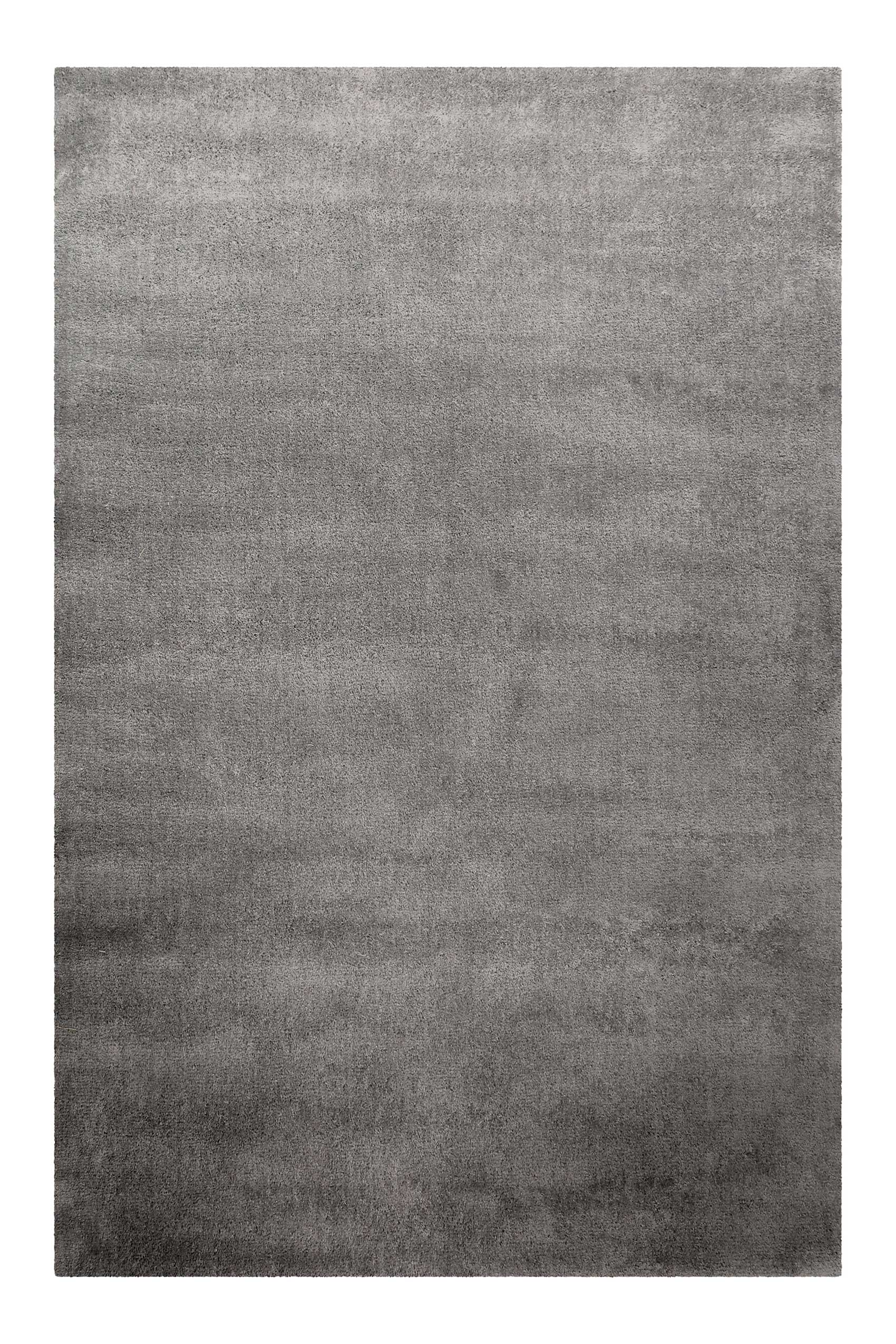Teppich Grau Kurzflor aus Wolle » Campino « Homie Living - Ansicht 1