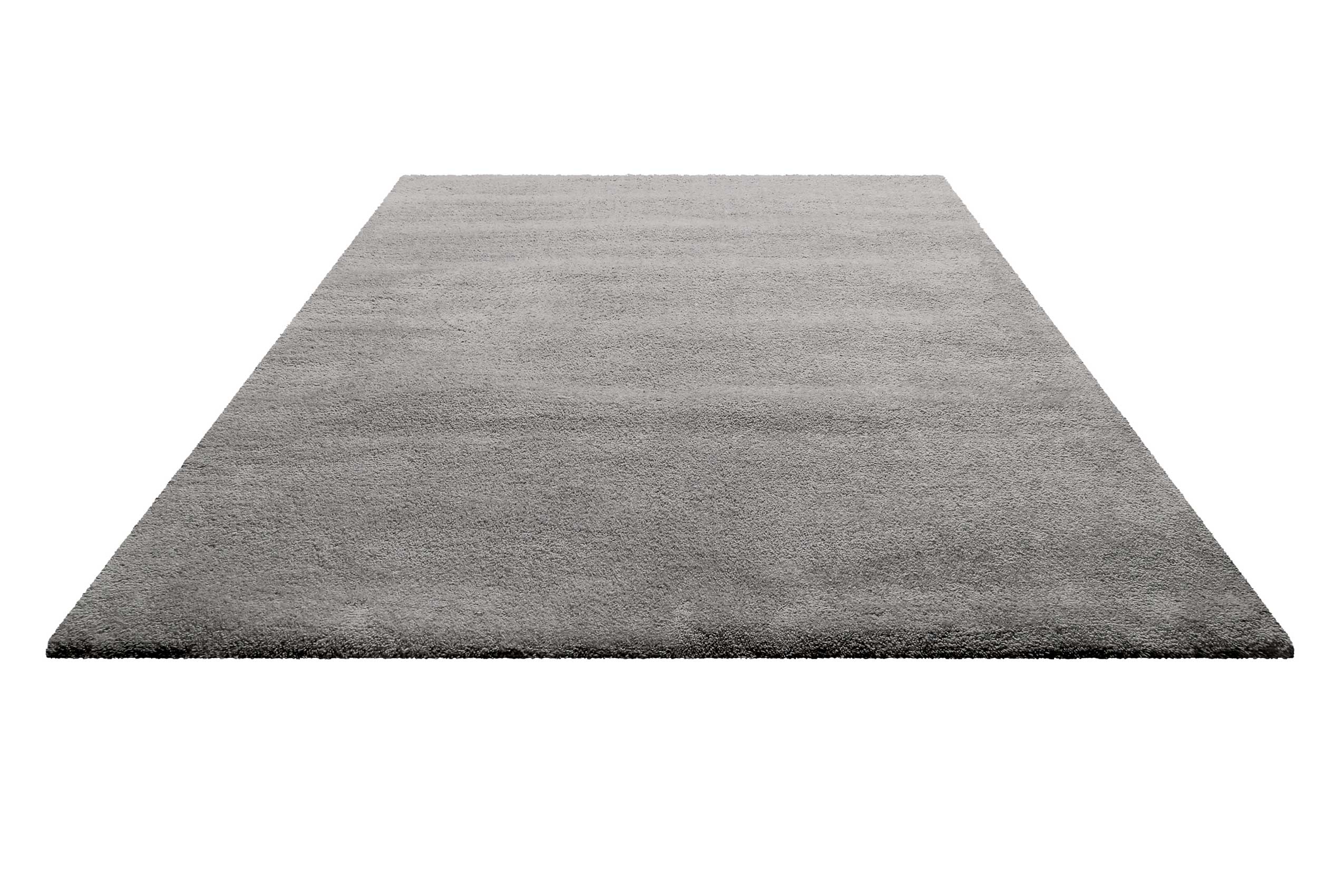 Teppich Grau Kurzflor aus Wolle 