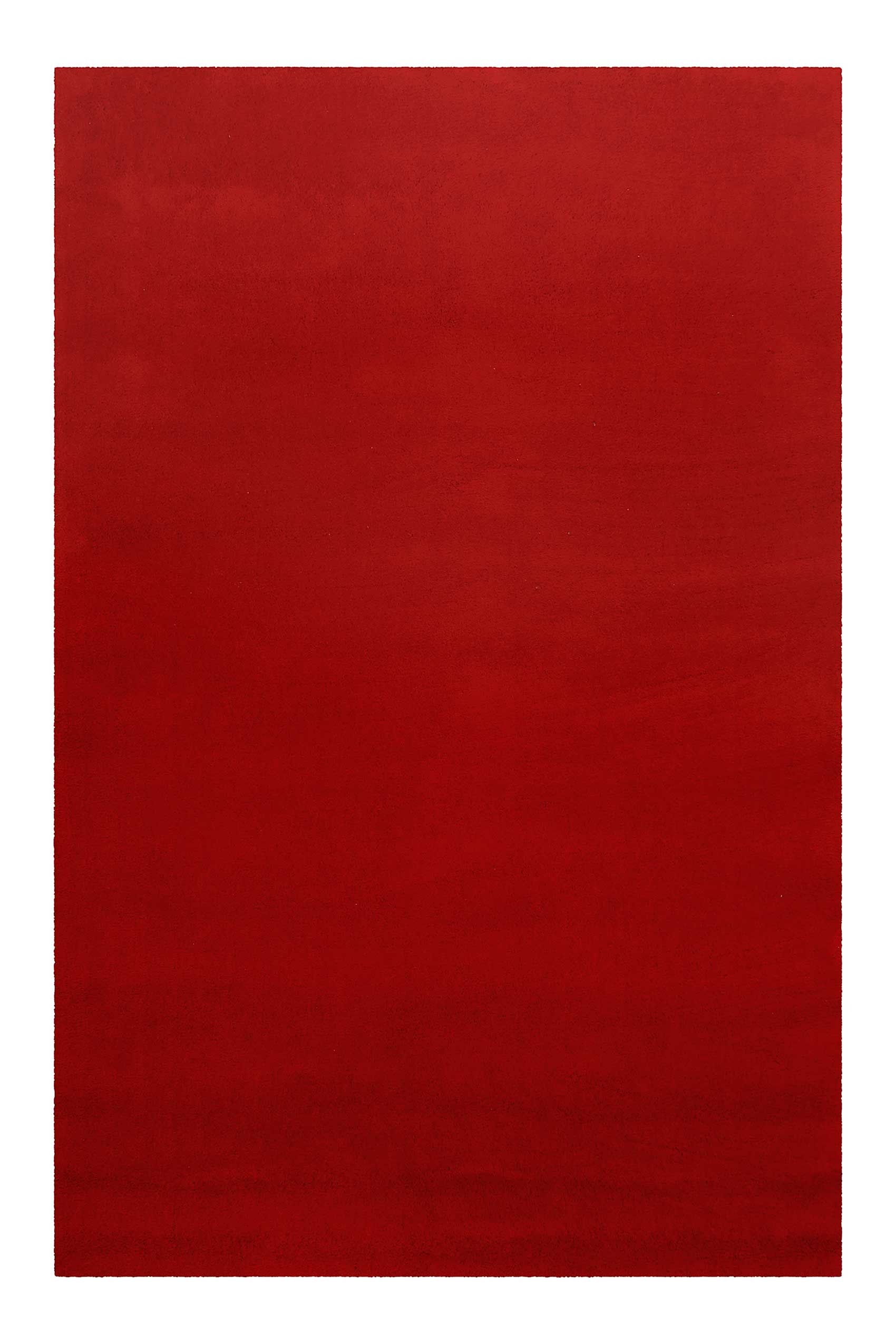 Teppich Rot Kurzflor aus Wolle » Campino « Homie Living - Ansicht 1