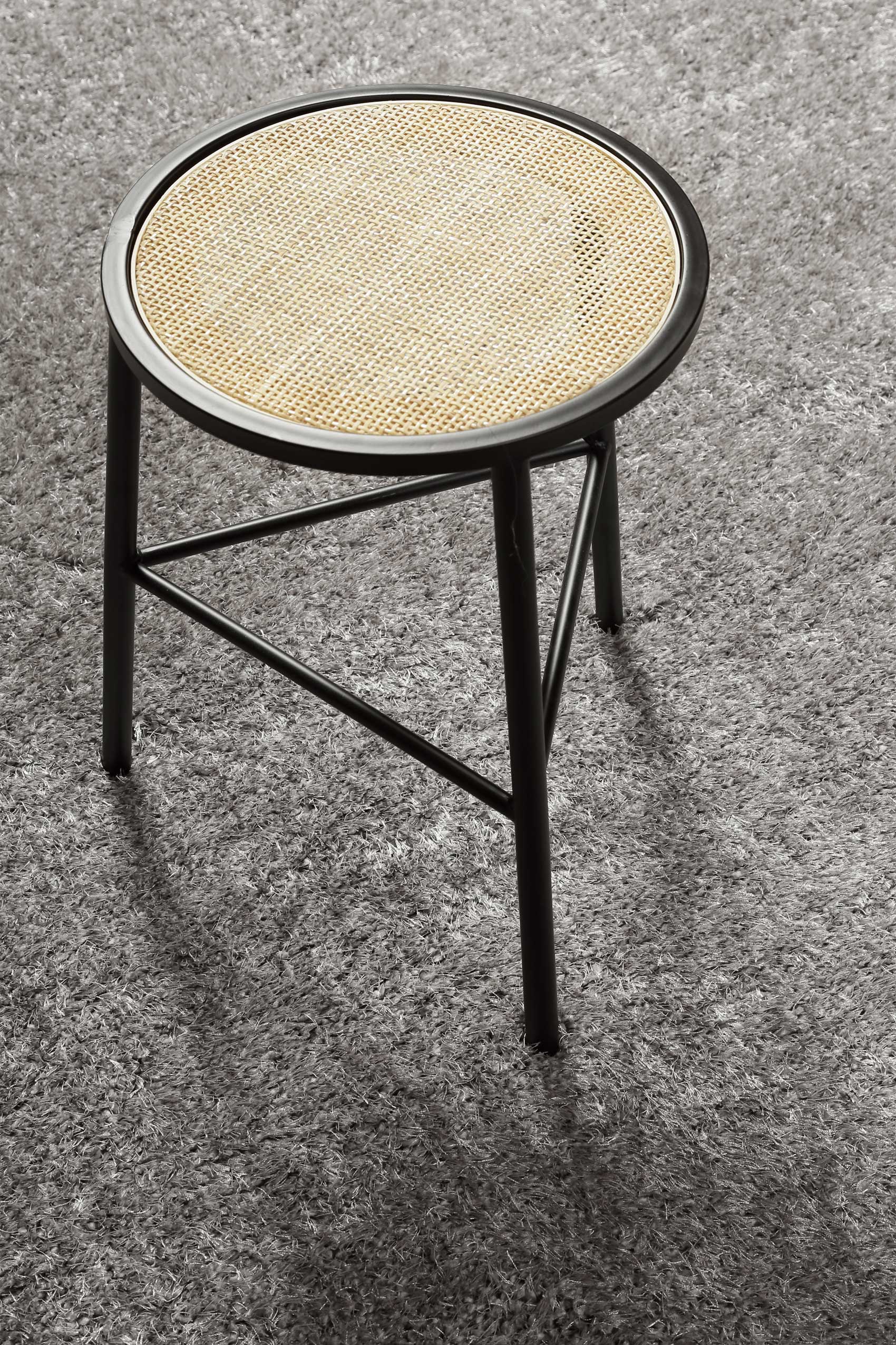 Teppich Hellgrau Hochflor 