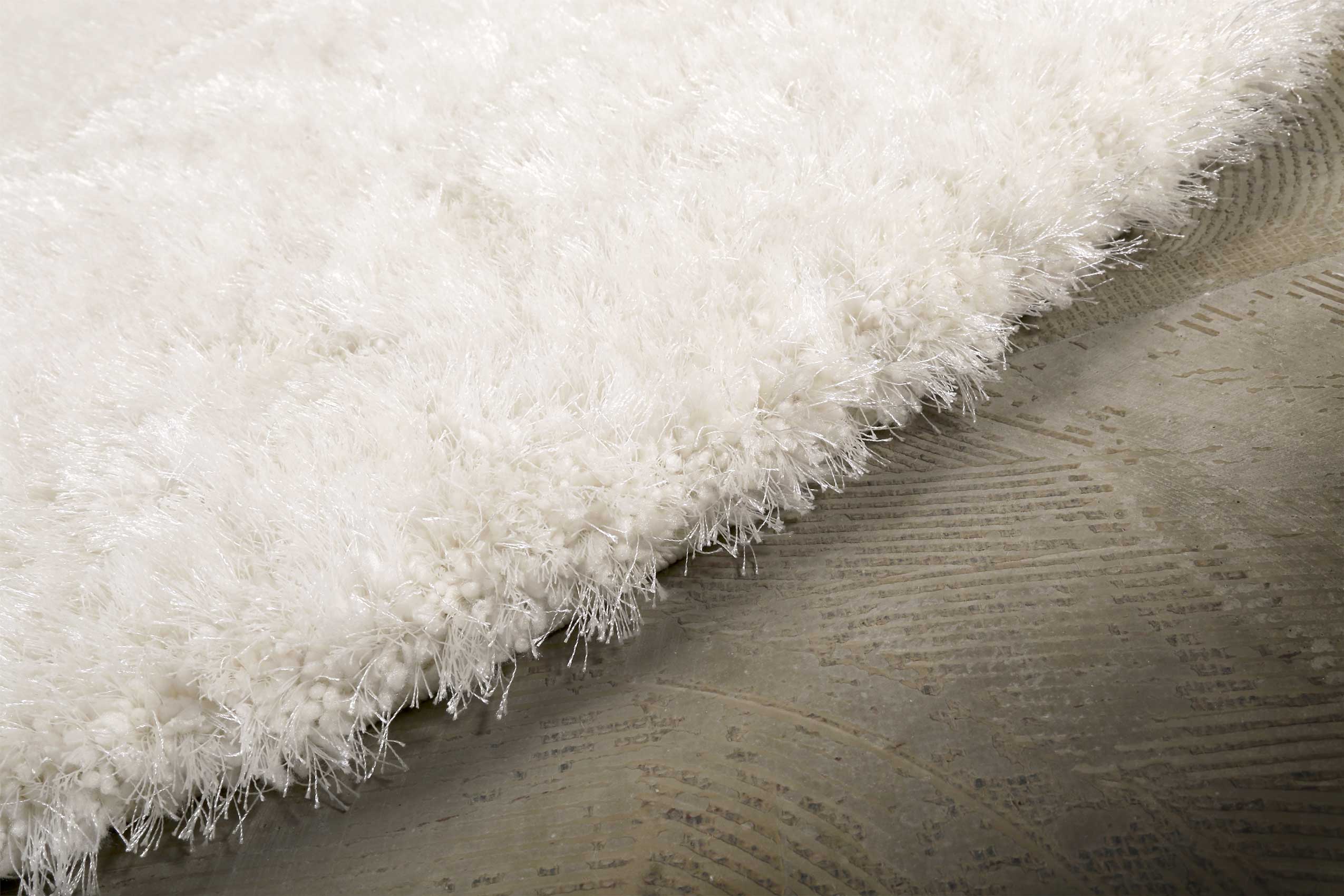 Teppich Rund Weiß Hochflor » Florenz « Homie Living - Ansicht 3