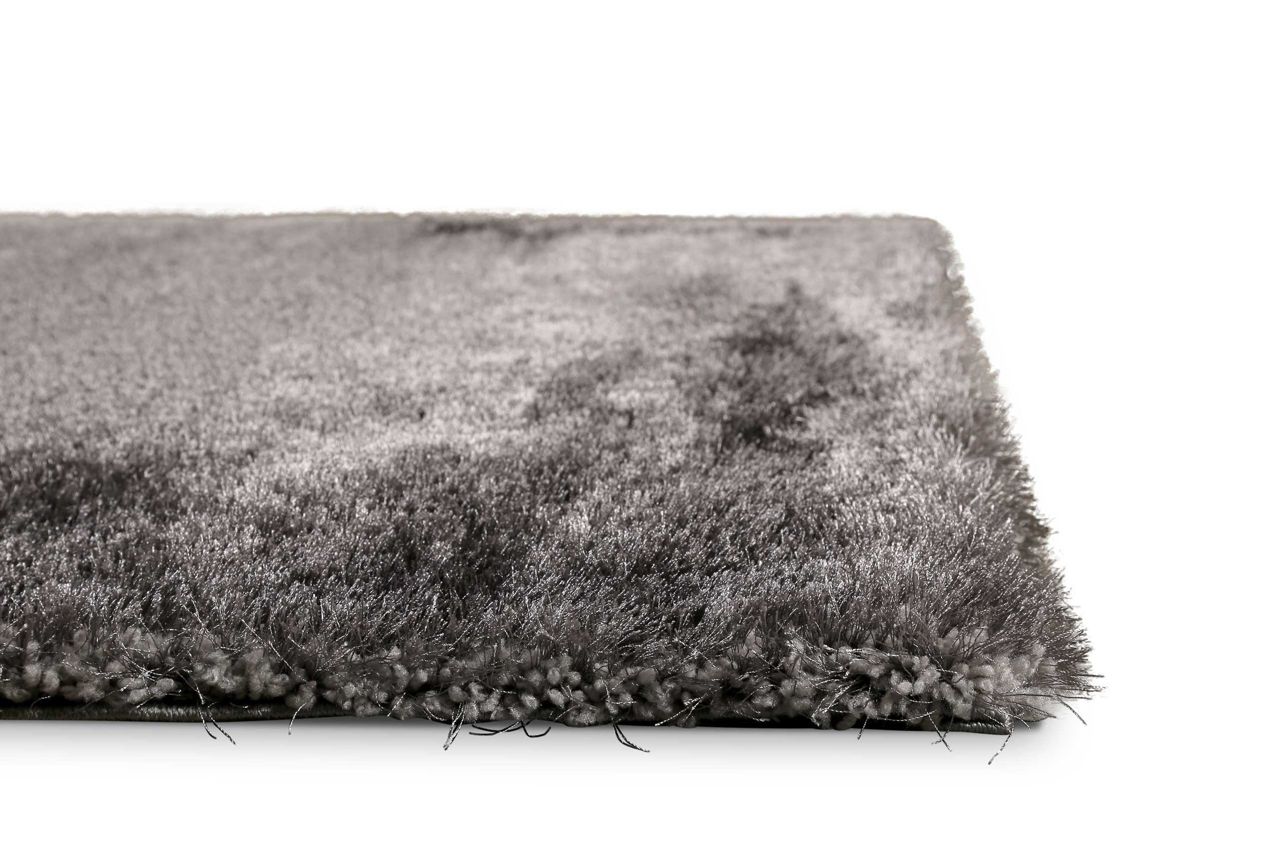 Teppich Silber Grau Hochflor » Florenz « Homie Living - Ansicht 1