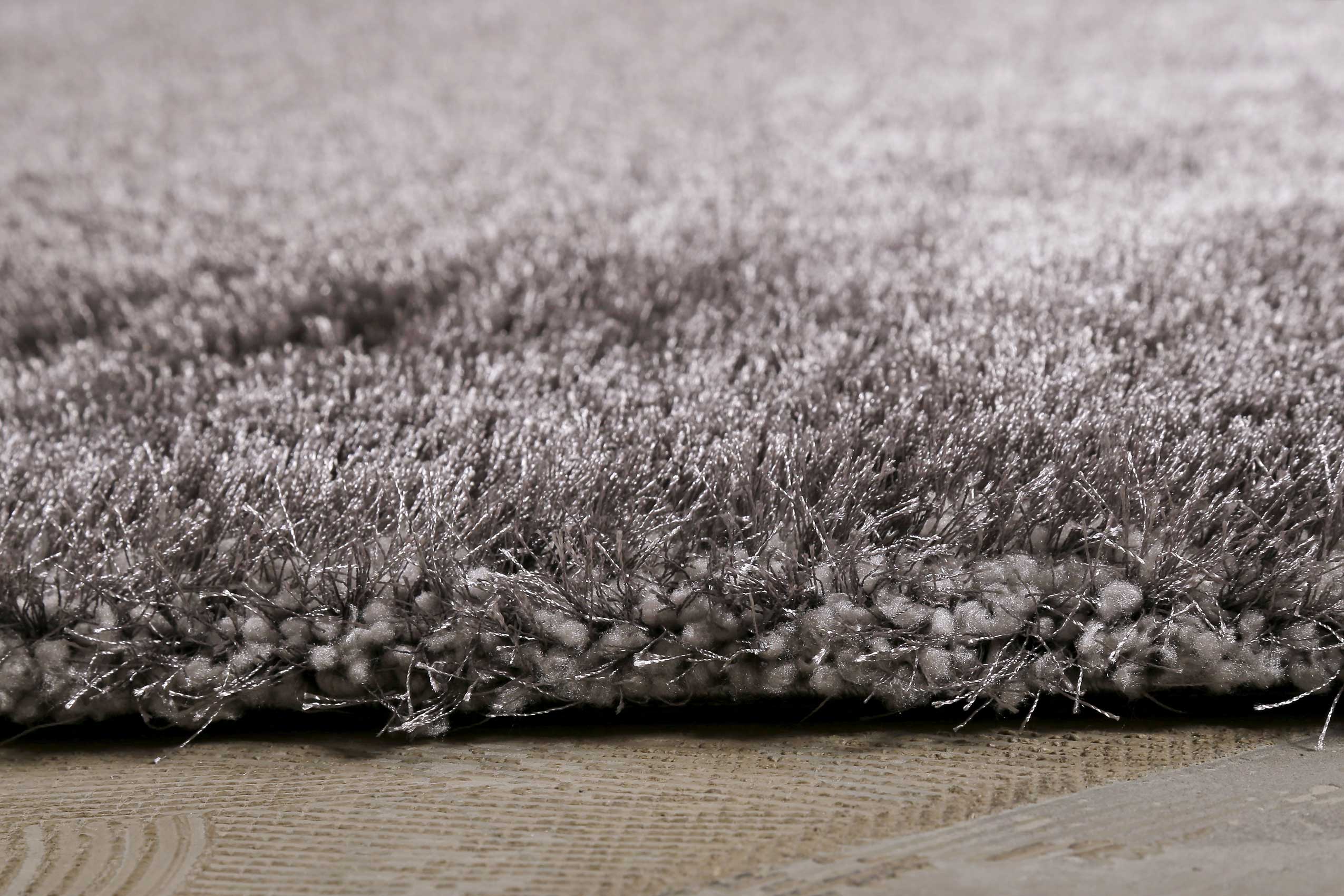 Teppich Silber Grau Hochflor » Florenz « Homie Living - Ansicht 3