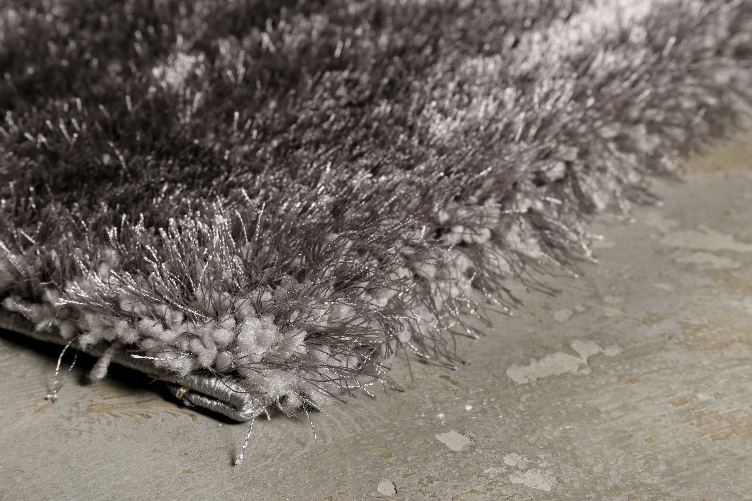 Teppich Silber Grau Hochflor » Florenz « Homie Living - Ansicht 4