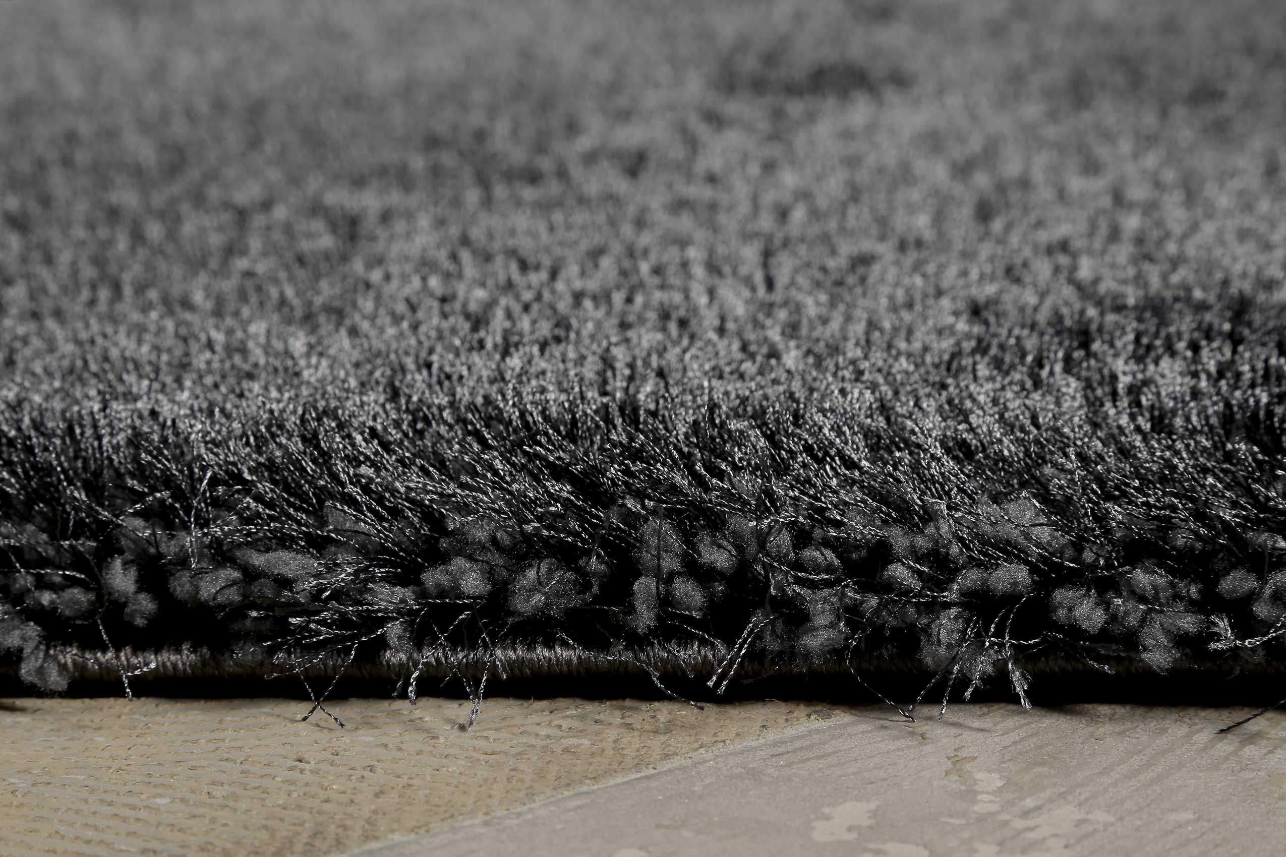 Teppich Anthrazit Hochflor » Florenz « Homie Living - Ansicht 3