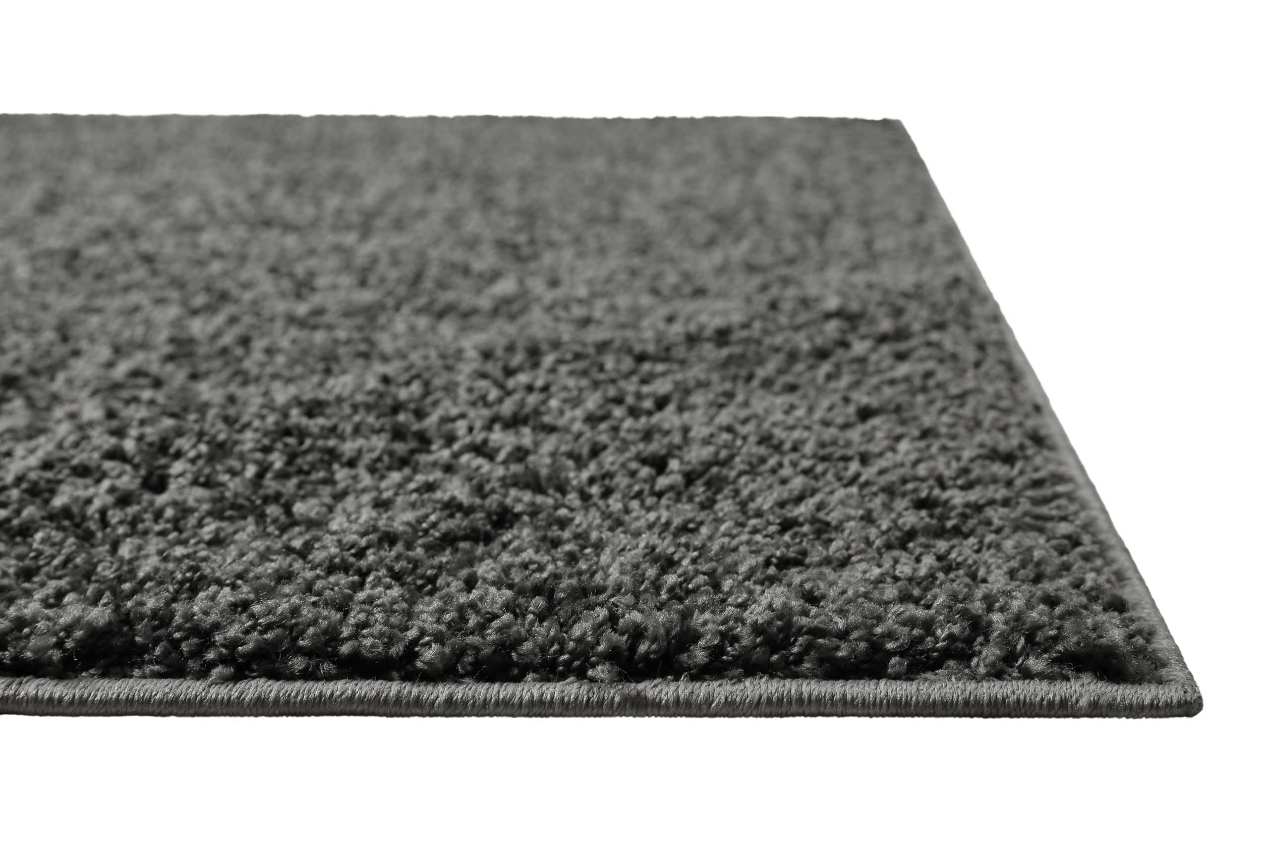 Teppich Anthrazit Hochflor » Gino « Homie Living - Ansicht 3