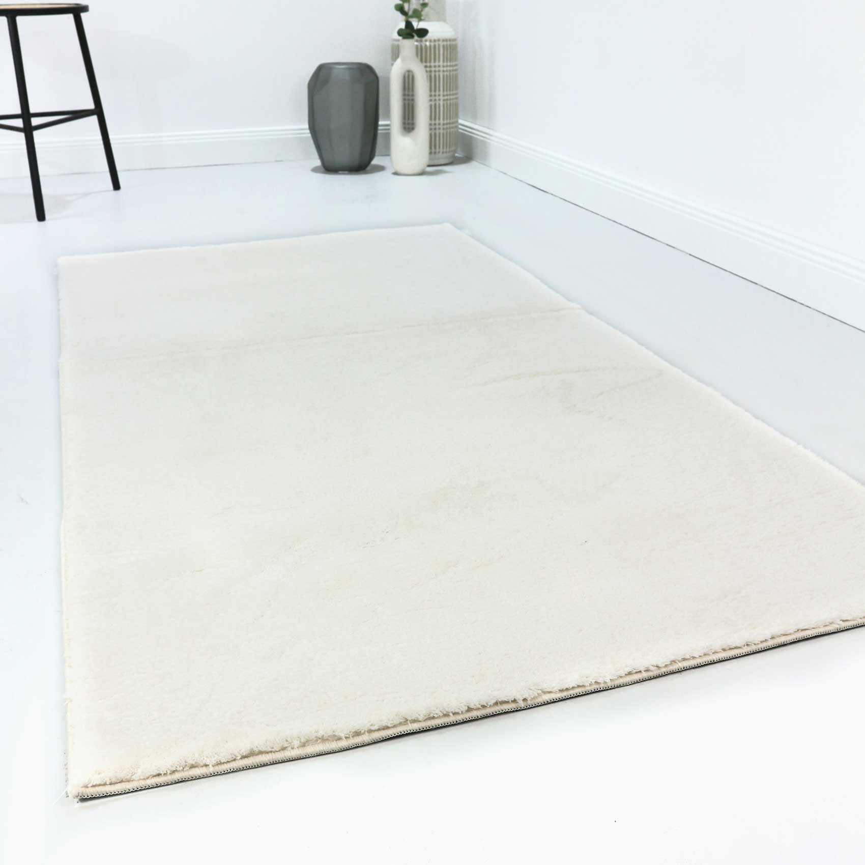 Teppich Creme Beige soft & weich 
