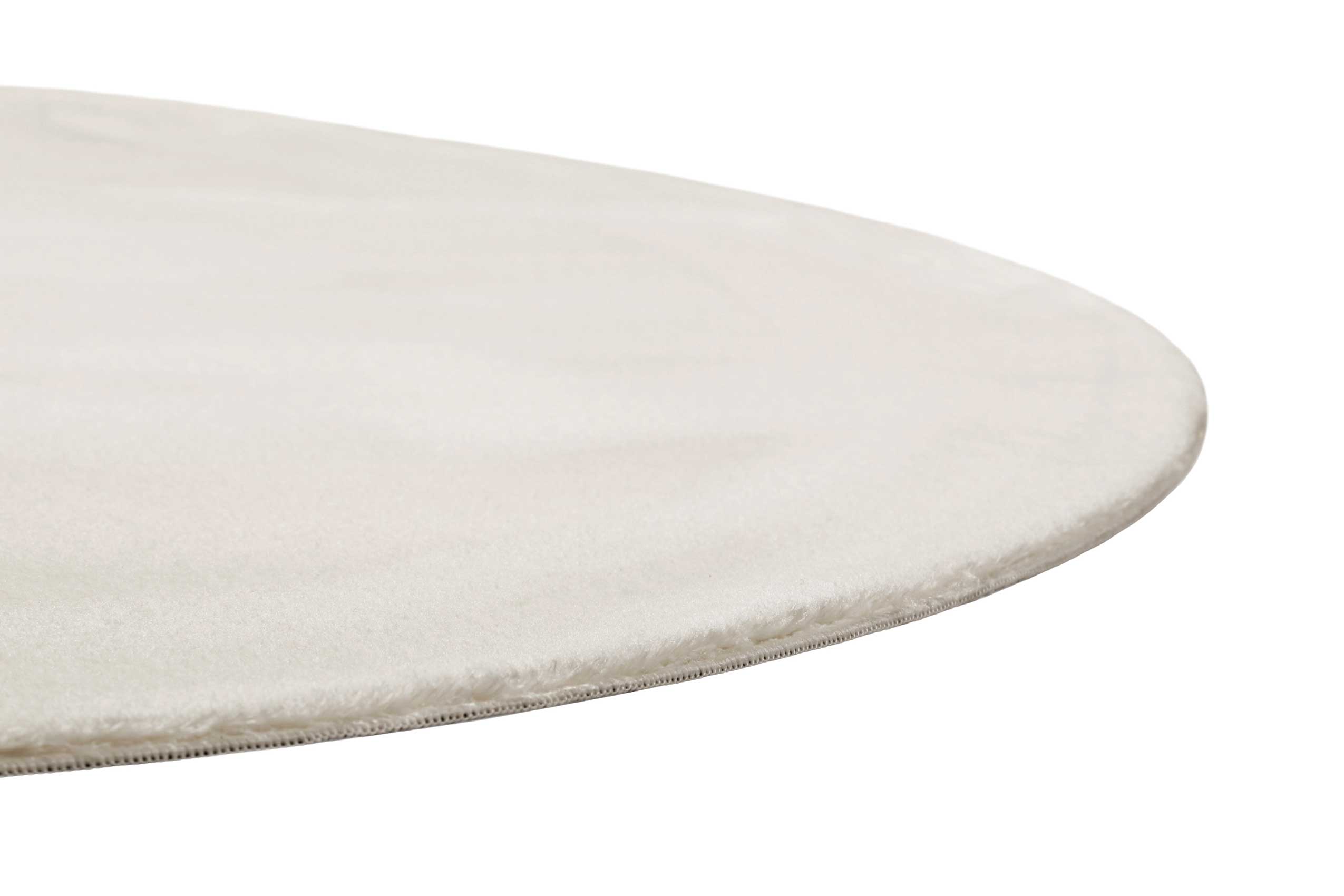 Teppich Rund Creme Beige soft & weich » Lago « Homie Living - Ansicht 3