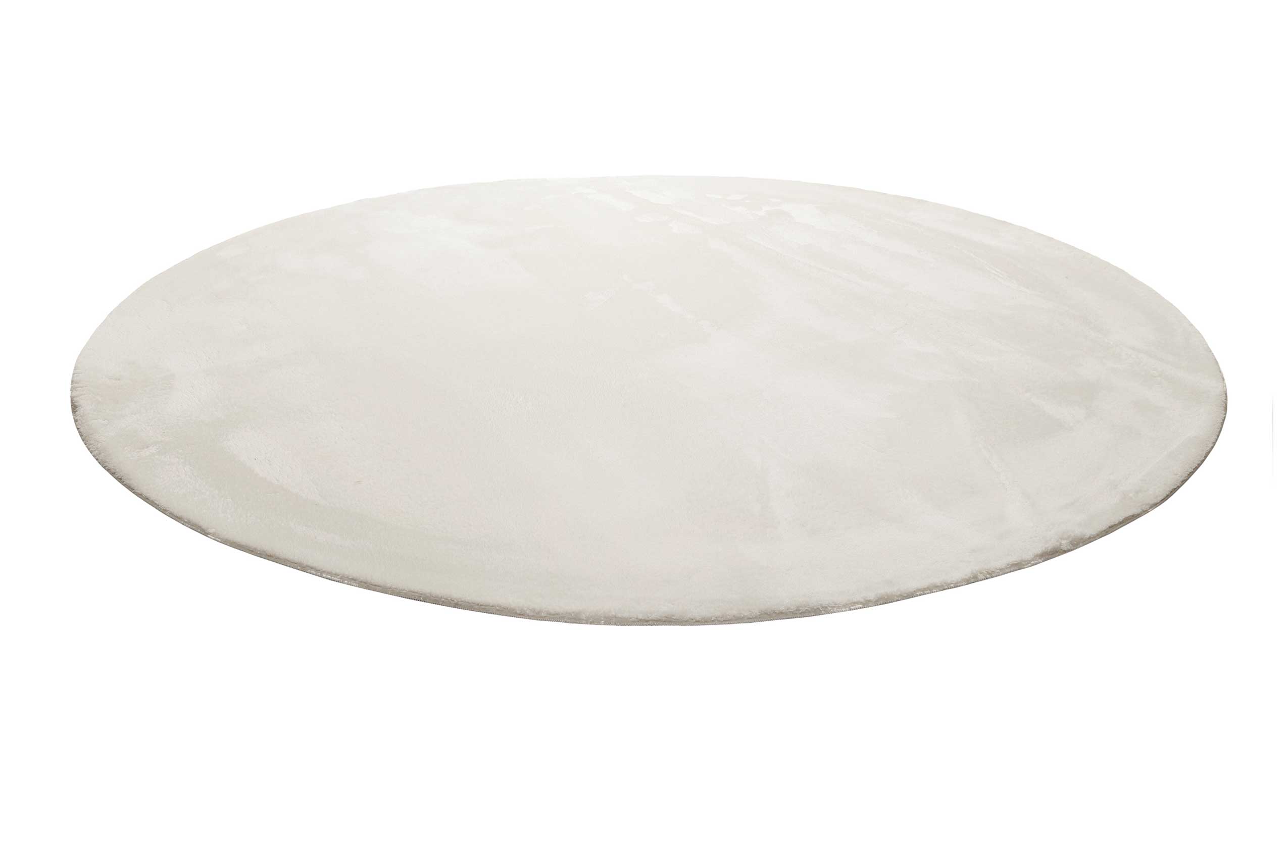 Teppich Rund Creme Beige soft & weich » Lago « Homie Living - Ansicht 2