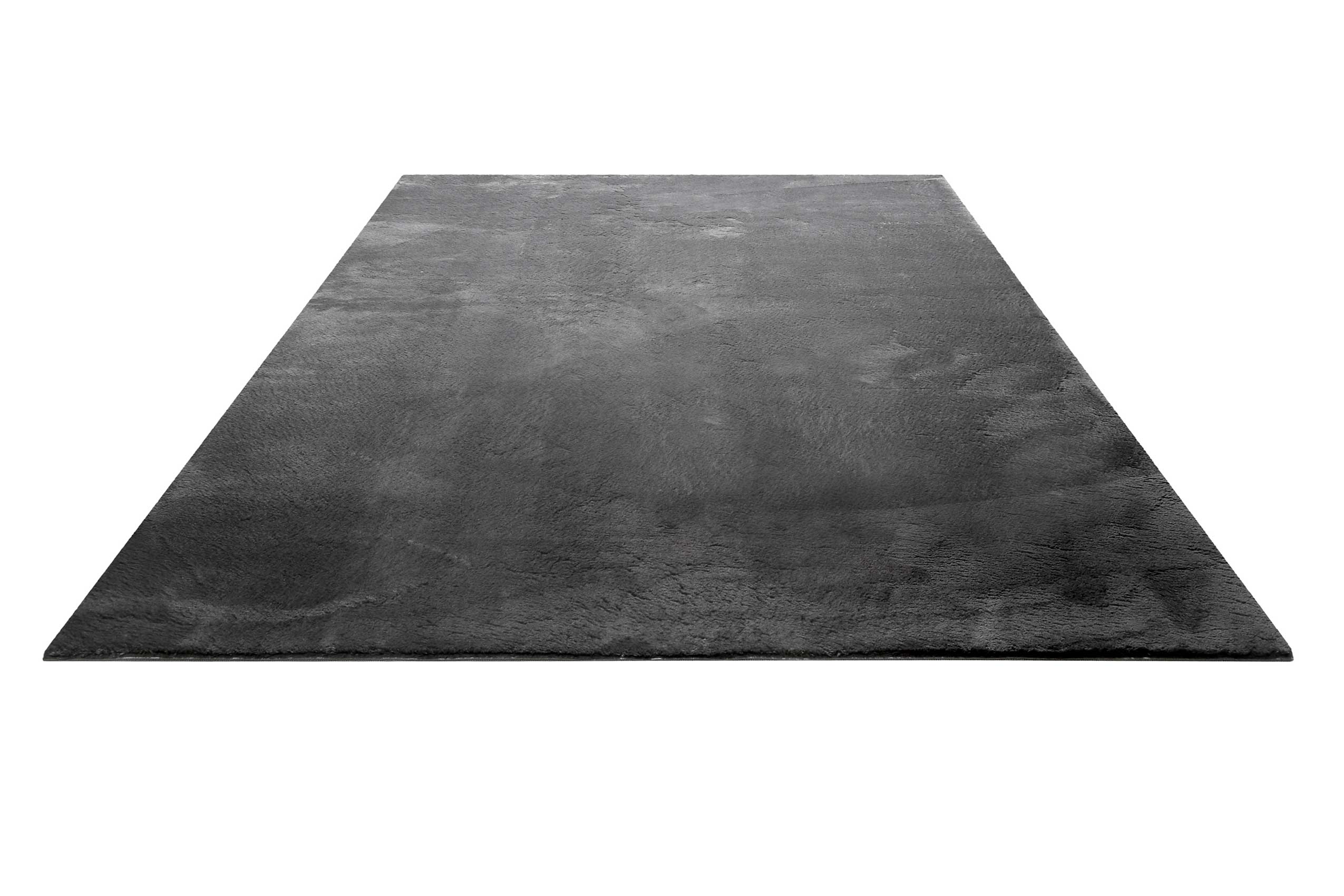 Teppich Anthrazit soft & weich » Lago « Homie Living - Ansicht 2