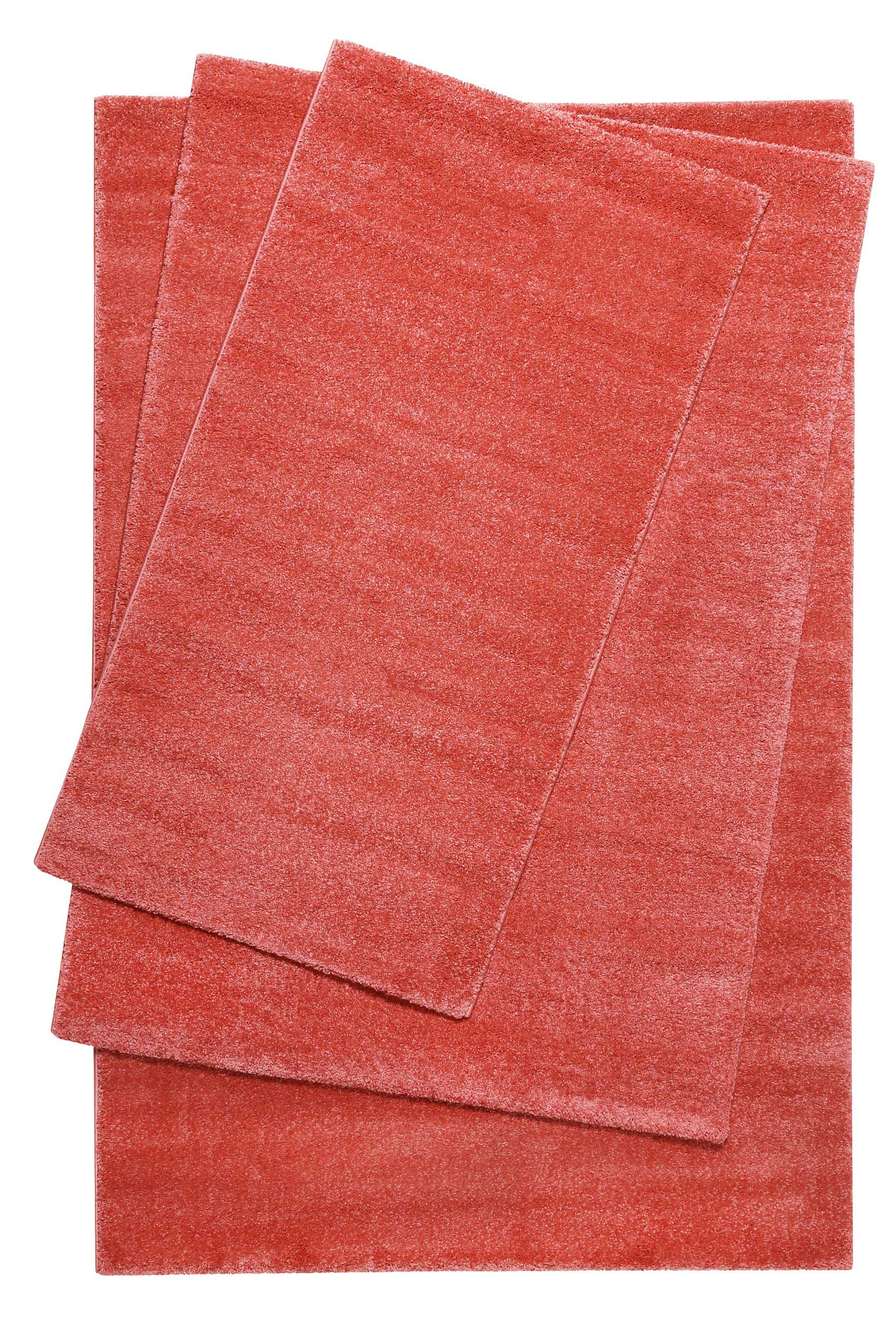 Teppich Hibiskus Rot Kurzflor 