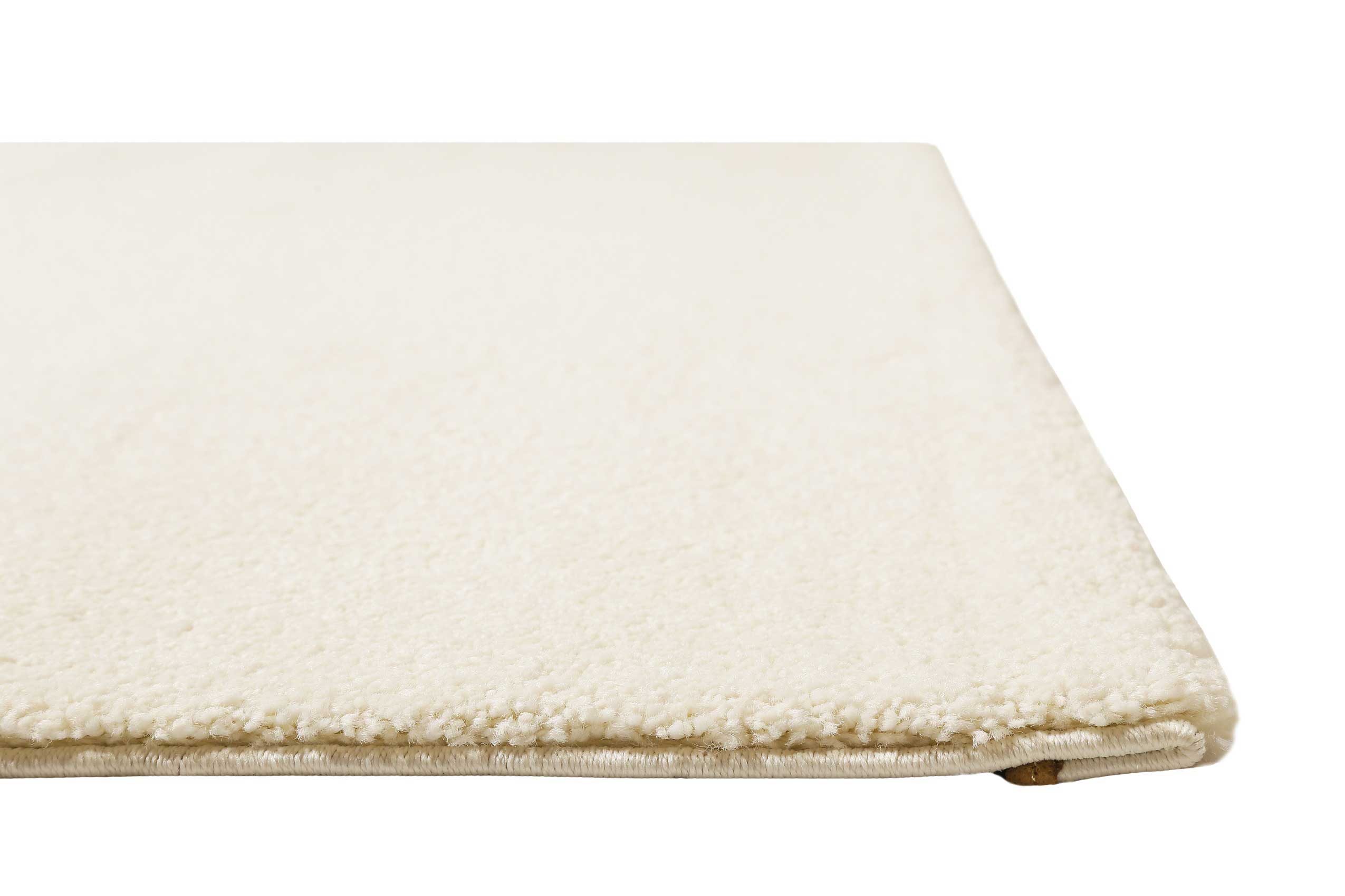 Teppich Creme Weiß Kurzflor 