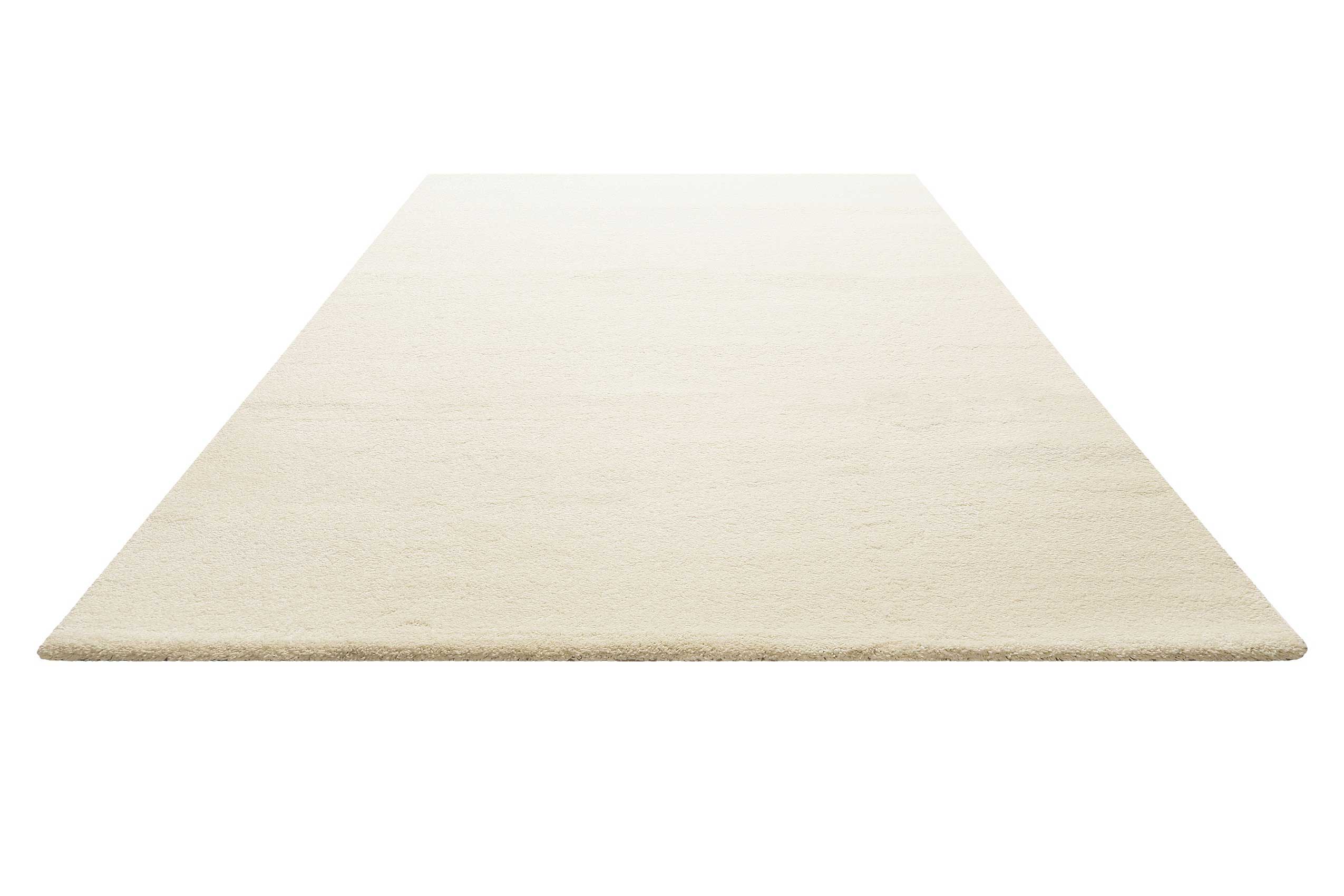 Teppich Creme Weiß Kurzflor 