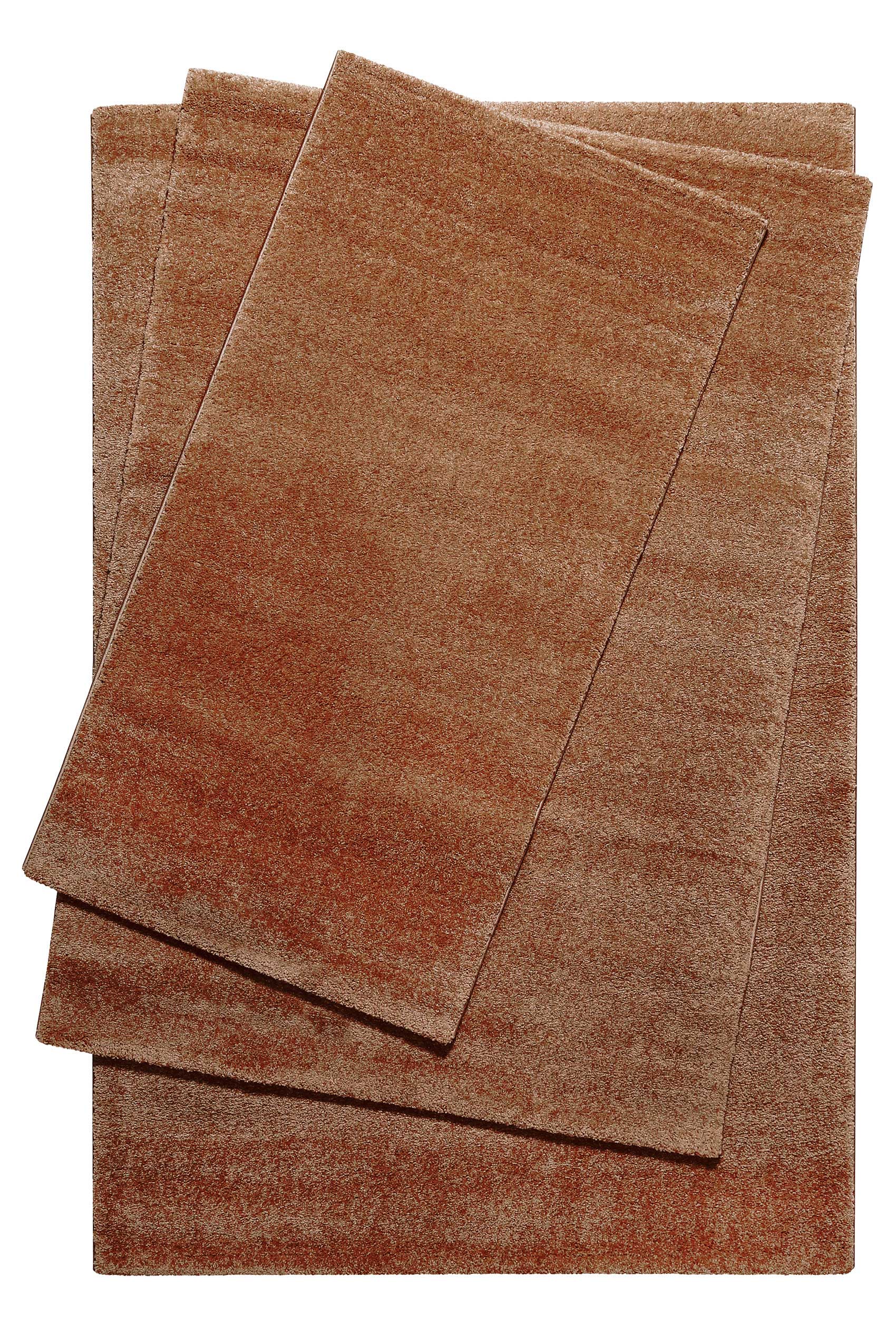 Teppich Karamell Kurzflor 